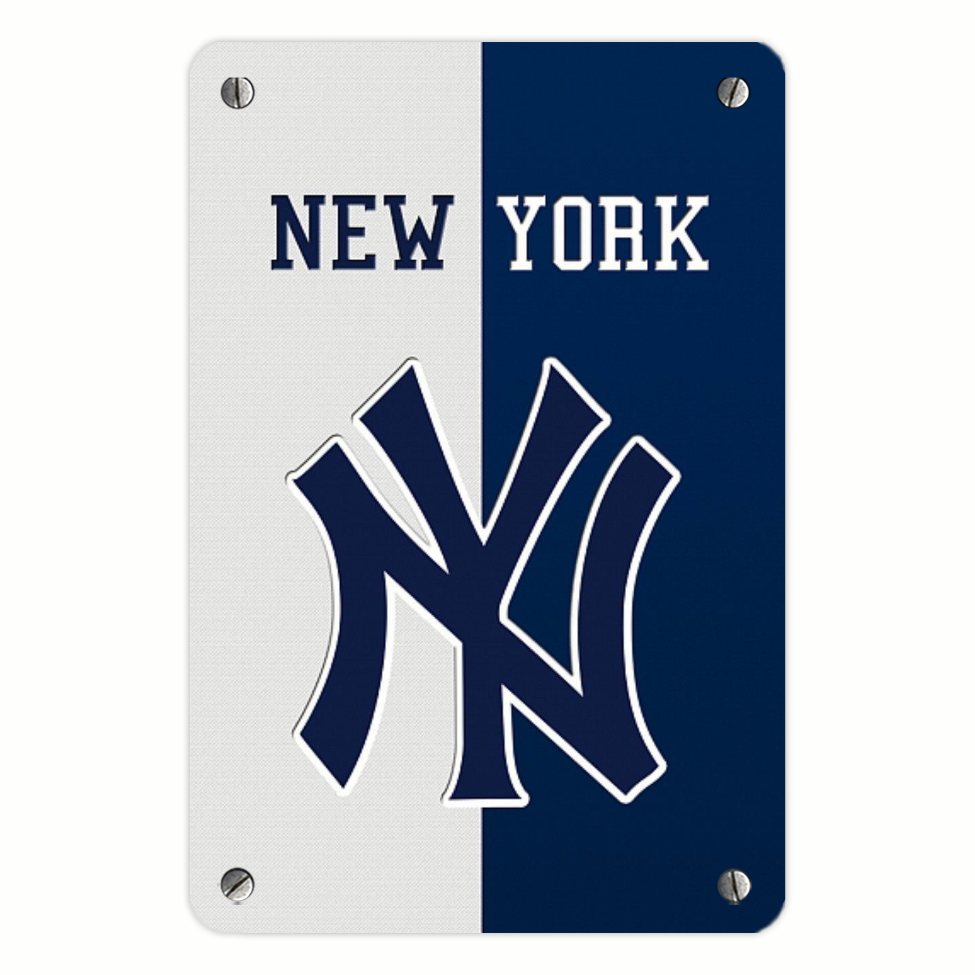 New York Yankees 332 Metal Tin Sign 8x12inch - High-Quality Full-Print Decorative Wall Art, Durable Rust-Resistant Metal Plaque For Living Room, Bedroom, Kitchen, Office, Bar Décor