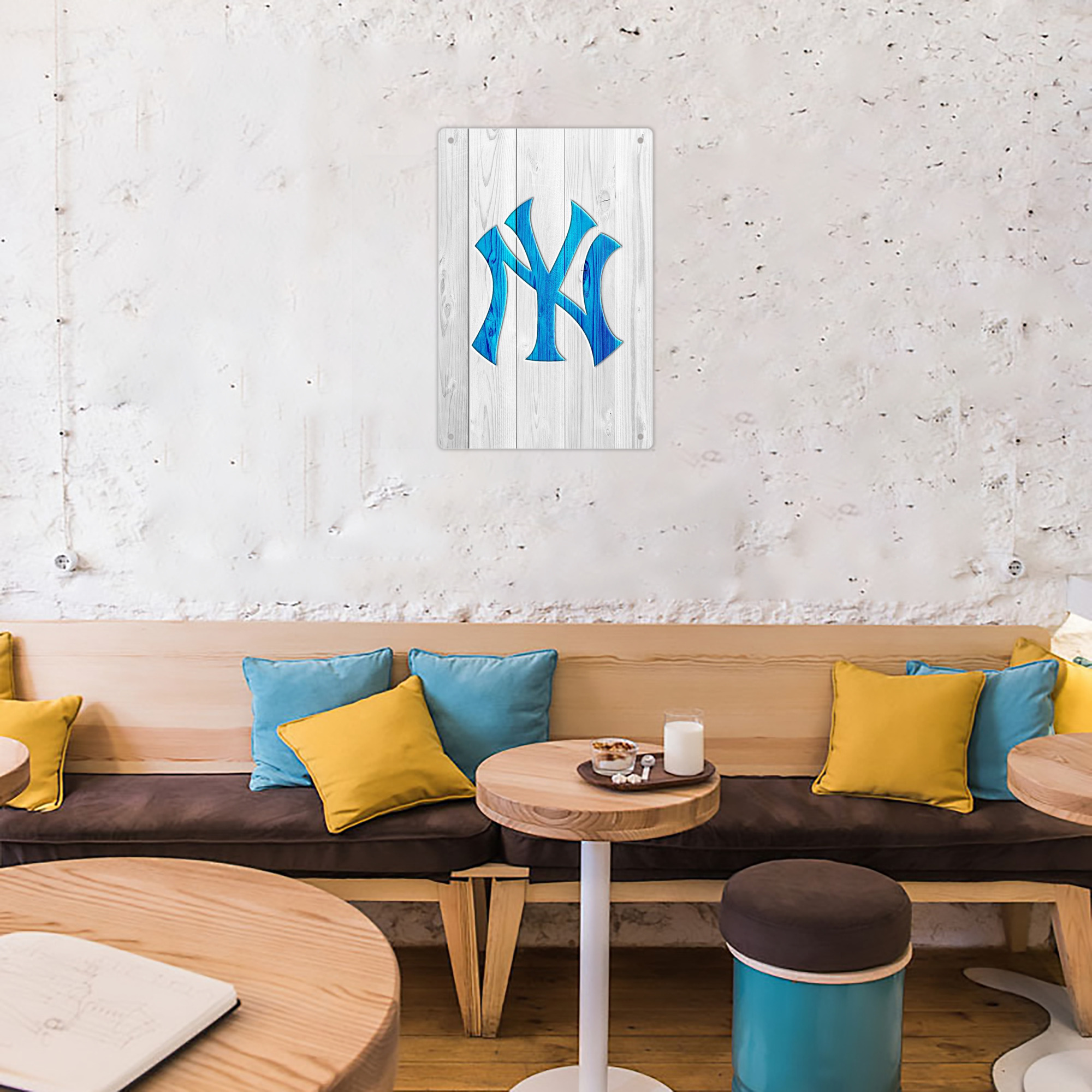 New York Yankees 156 8x12inch Vertical Aluminum Sign - Durable Fade-Resistant Indoor/Outdoor Safety & Information Plaque For Office, Hotel, Restaurant, Bar, Public Spaces