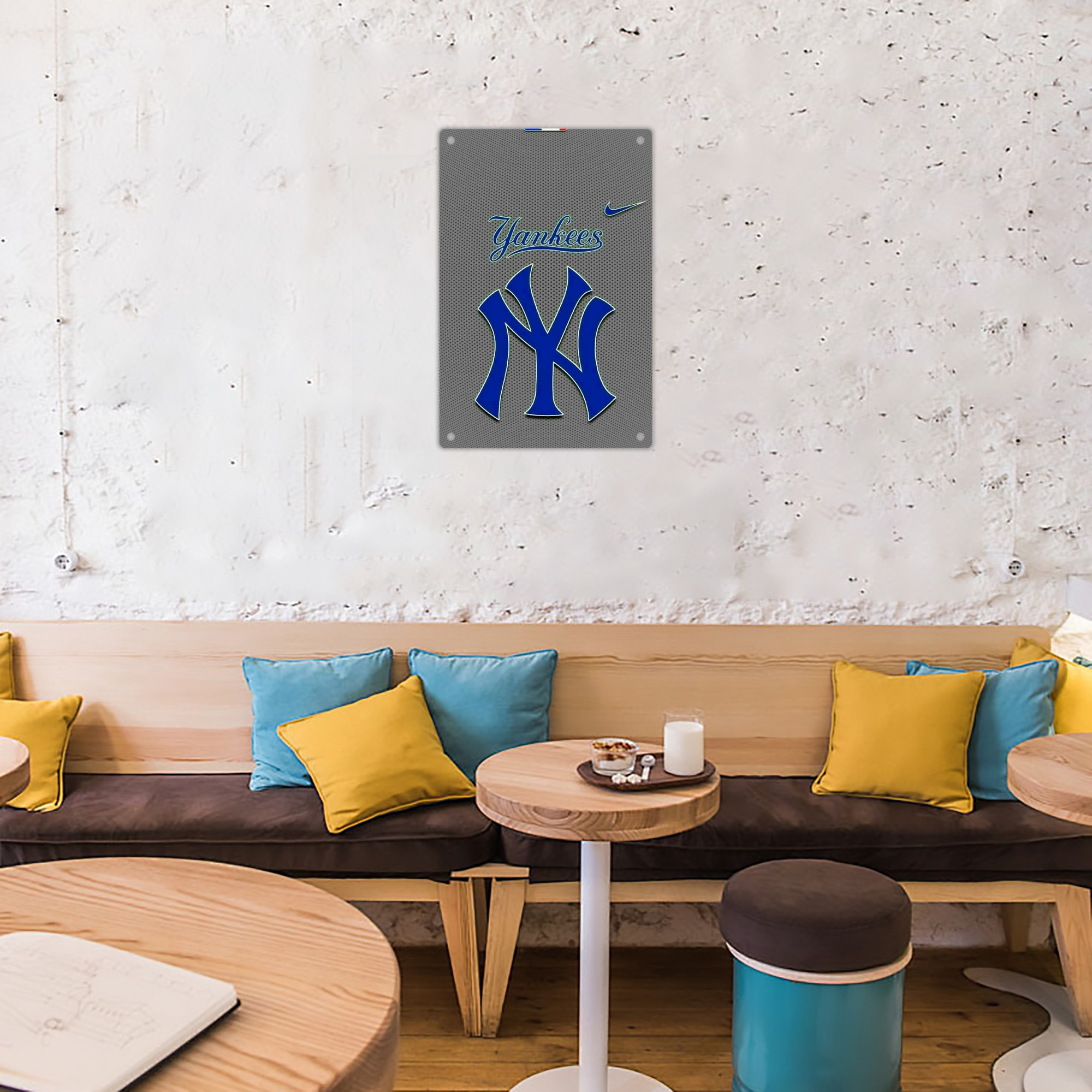 New York Yankees 180 8x12inch Vertical Aluminum Sign - Durable Fade-Resistant Indoor/Outdoor Safety & Information Plaque For Office, Hotel, Restaurant, Bar, Public Spaces