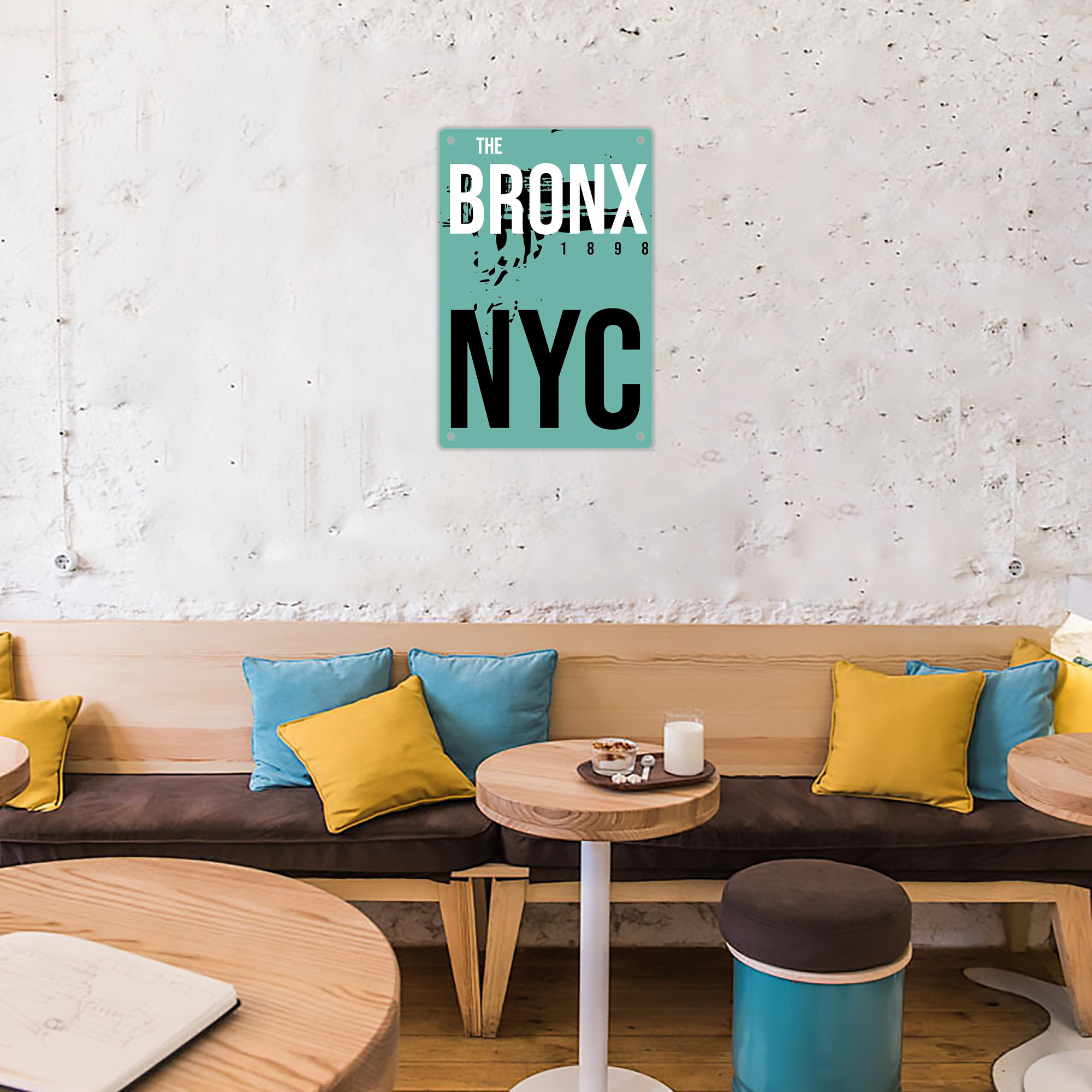 New York Yankees 186 8x12inch Vertical Aluminum Sign - Durable Fade-Resistant Indoor/Outdoor Safety & Information Plaque For Office, Hotel, Restaurant, Bar, Public Spaces