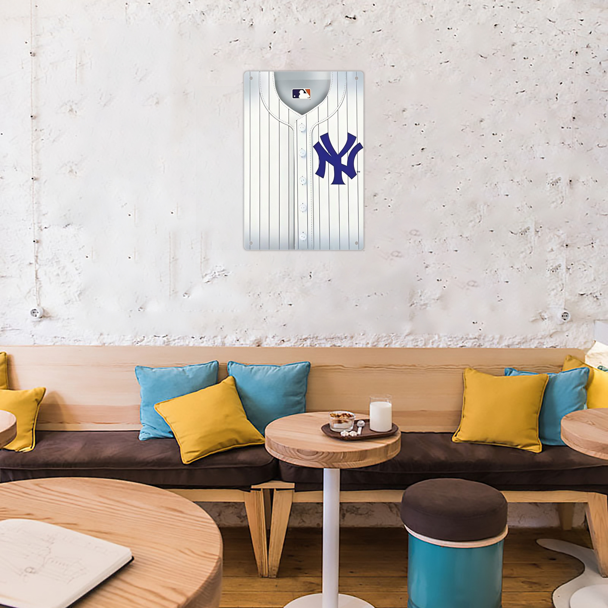 New York Yankees 213 8x12inch Vertical Aluminum Sign - Durable Fade-Resistant Indoor/Outdoor Safety & Information Plaque For Office, Hotel, Restaurant, Bar, Public Spaces