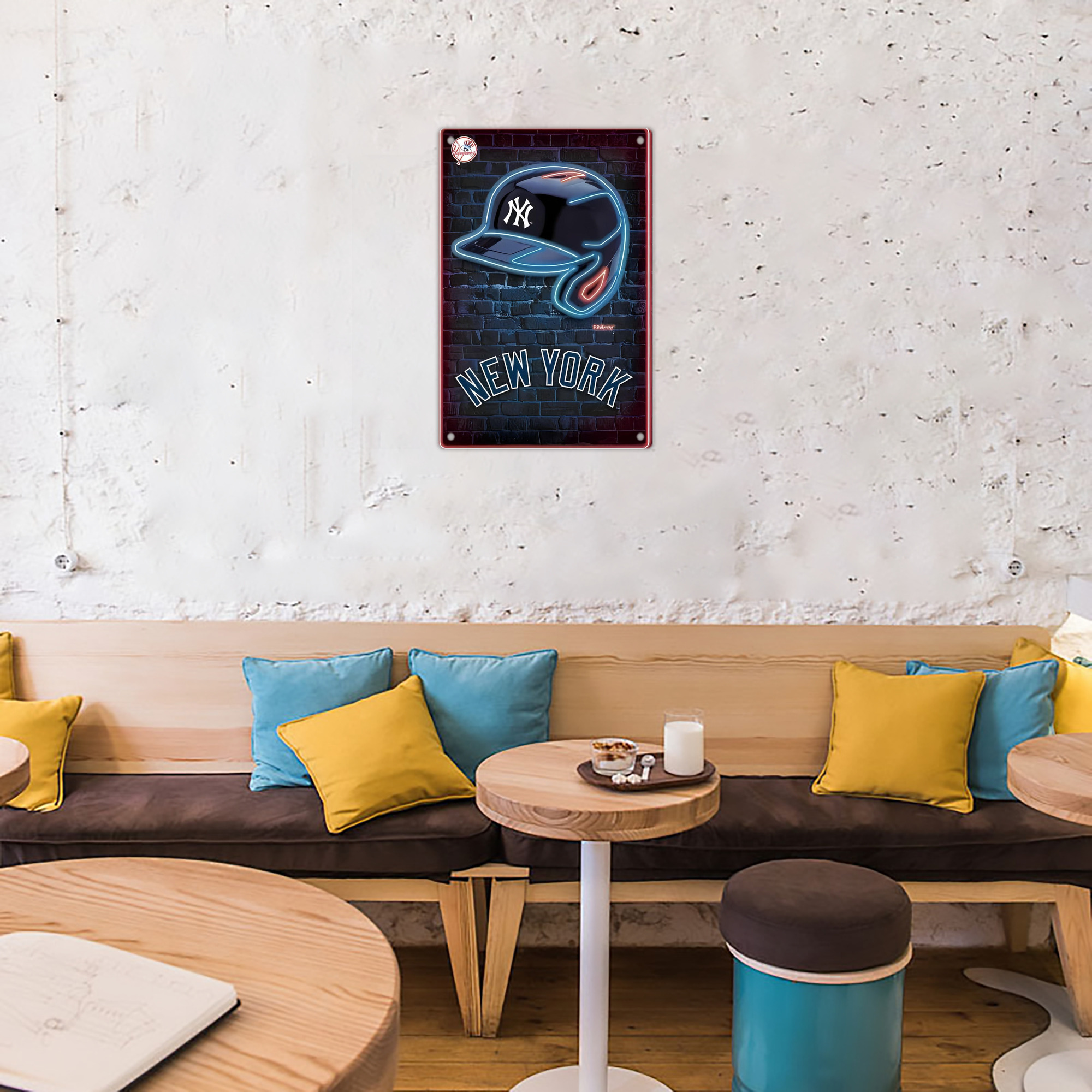 New York Yankees 230 8x12inch Vertical Aluminum Sign - Durable Fade-Resistant Indoor/Outdoor Safety & Information Plaque For Office, Hotel, Restaurant, Bar, Public Spaces