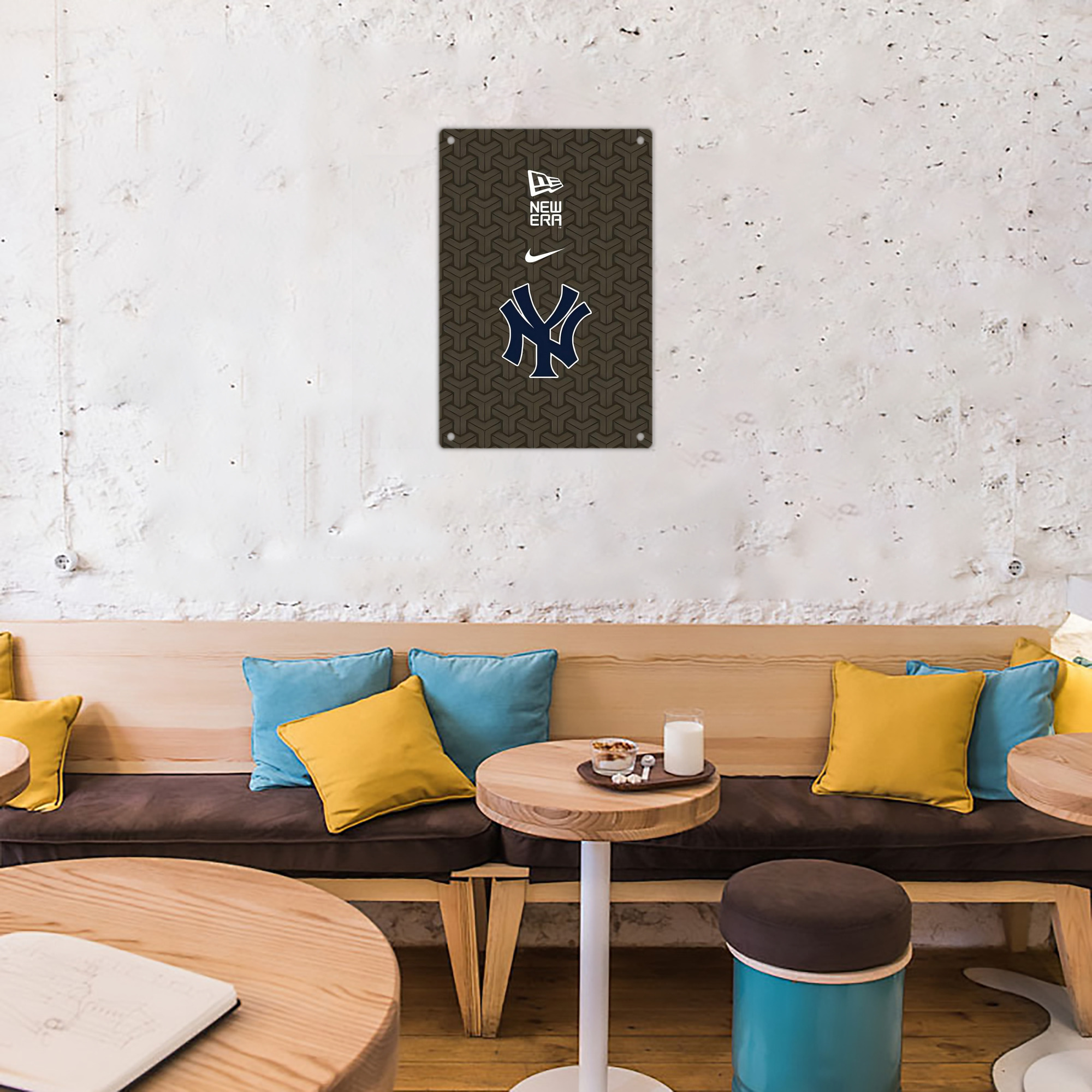 New York Yankees 318 8x12inch Vertical Aluminum Sign - Durable Fade-Resistant Indoor/Outdoor Safety & Information Plaque For Office, Hotel, Restaurant, Bar, Public Spaces