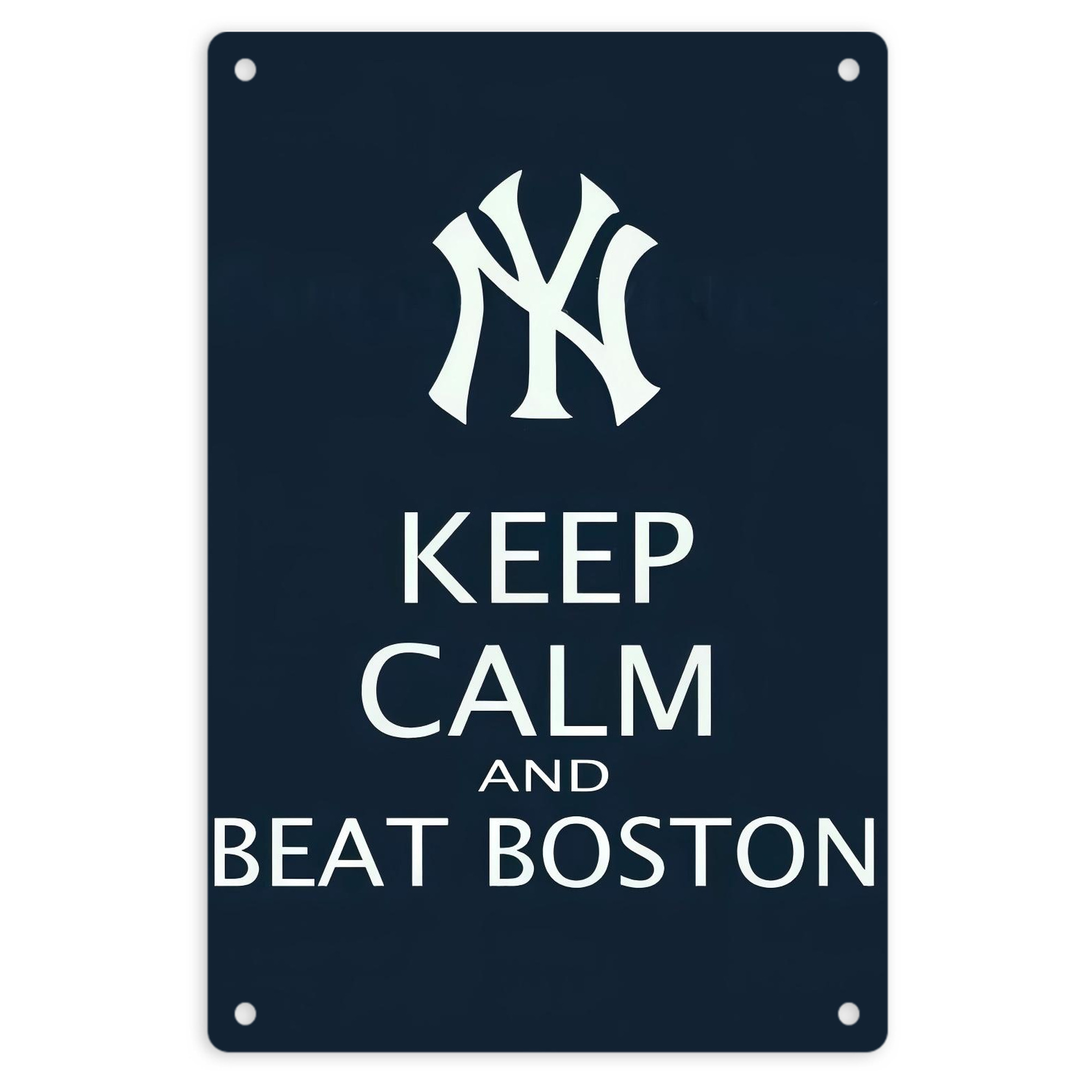 New York Yankees 136 8x12inch Vertical Aluminum Sign - Durable Fade-Resistant Indoor/Outdoor Safety & Information Plaque For Office, Hotel, Restaurant, Bar, Public Spaces