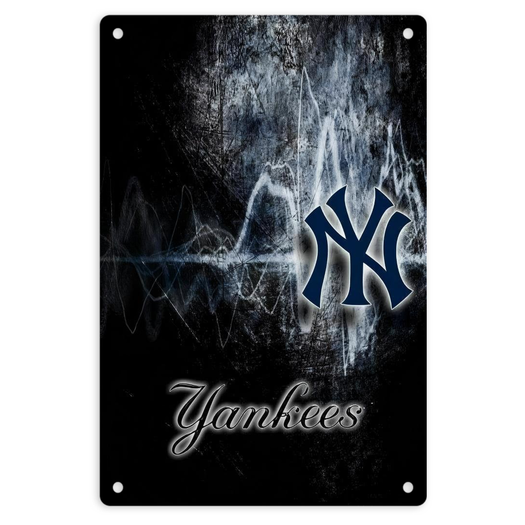 New York Yankees 146 8x12inch Vertical Aluminum Sign - Durable Fade-Resistant Indoor/Outdoor Safety & Information Plaque For Office, Hotel, Restaurant, Bar, Public Spaces