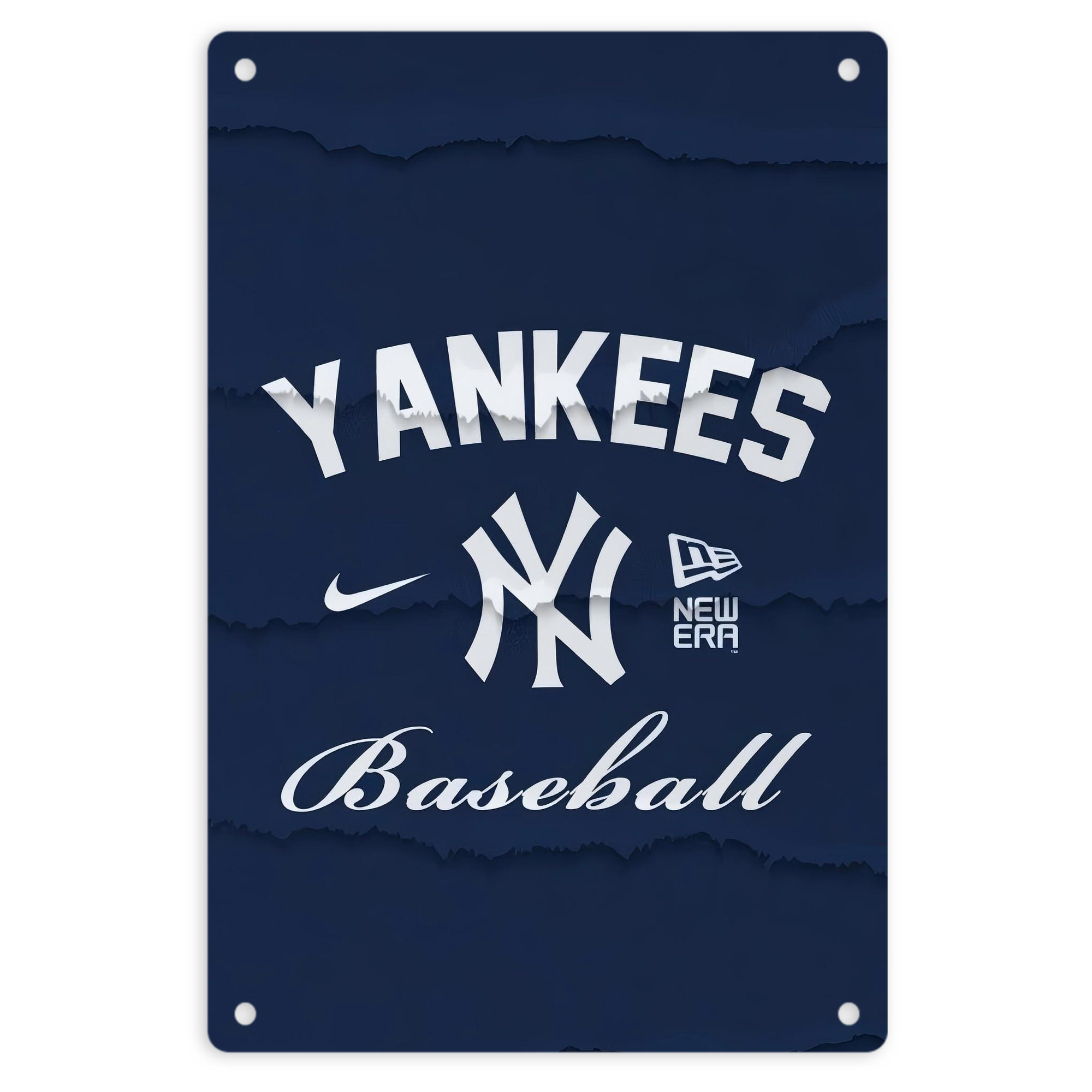 New York Yankees 167 8x12inch Vertical Aluminum Sign - Durable Fade-Resistant Indoor/Outdoor Safety & Information Plaque For Office, Hotel, Restaurant, Bar, Public Spaces