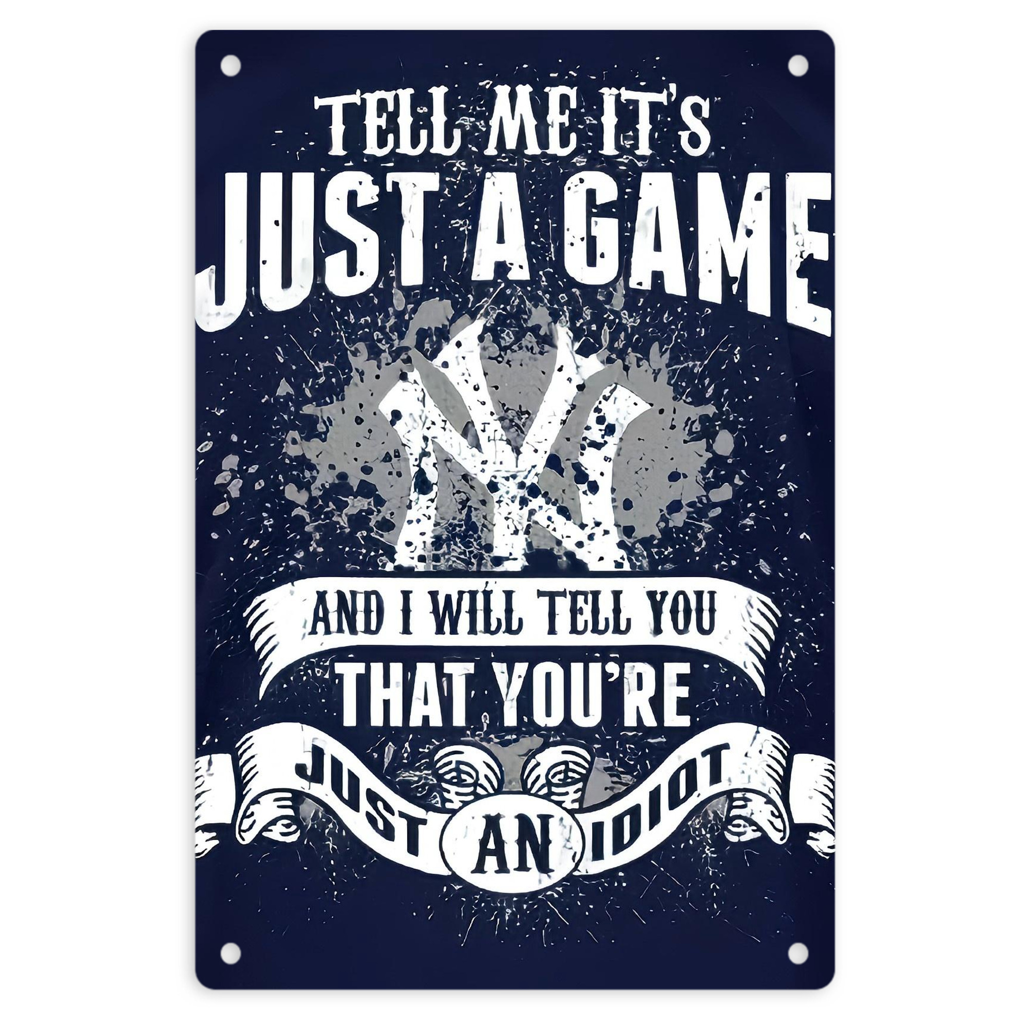 New York Yankees 174 8x12inch Vertical Aluminum Sign - Durable Fade-Resistant Indoor/Outdoor Safety & Information Plaque For Office, Hotel, Restaurant, Bar, Public Spaces