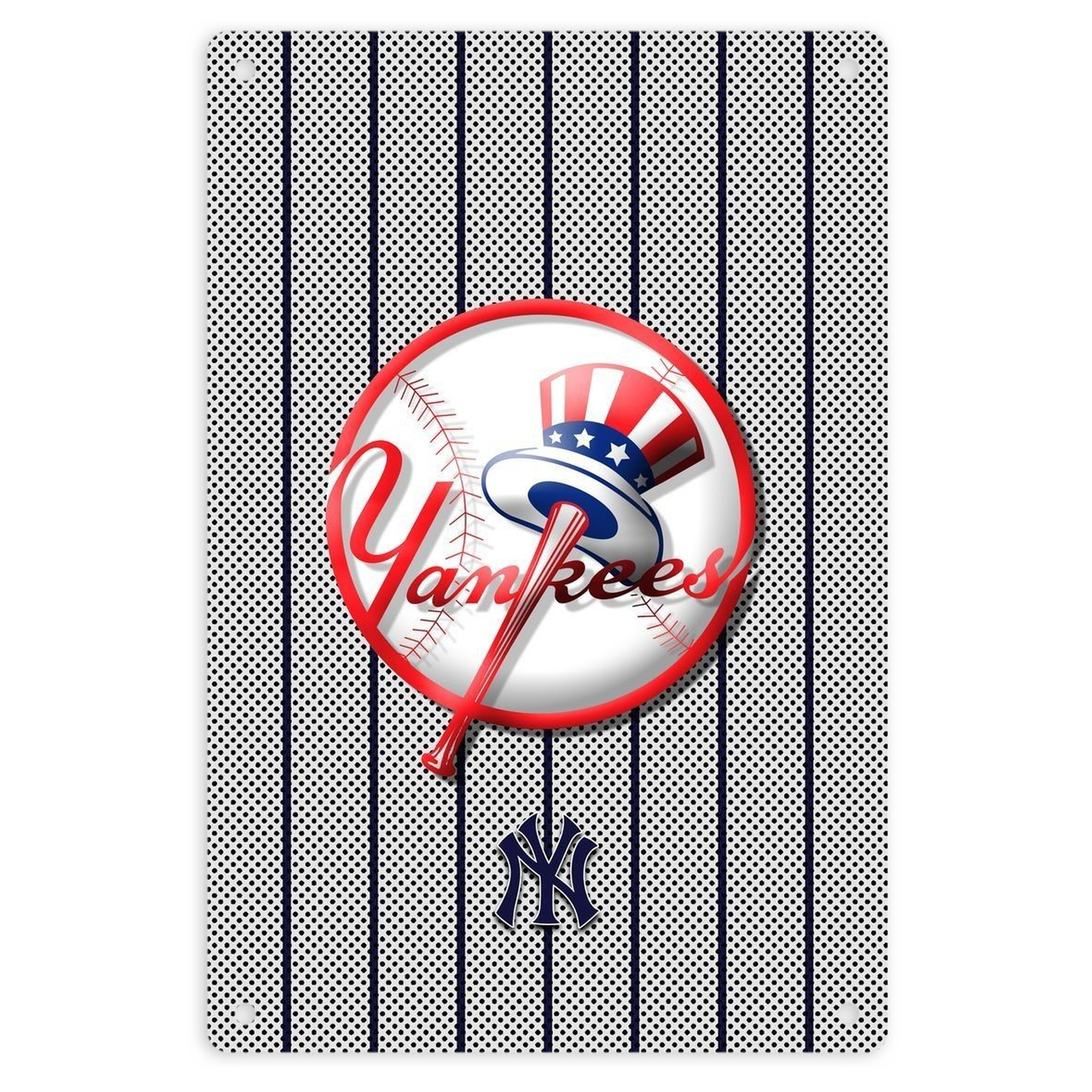 New York Yankees 197 8x12inch Vertical Aluminum Sign - Durable Fade-Resistant Indoor/Outdoor Safety & Information Plaque For Office, Hotel, Restaurant, Bar, Public Spaces