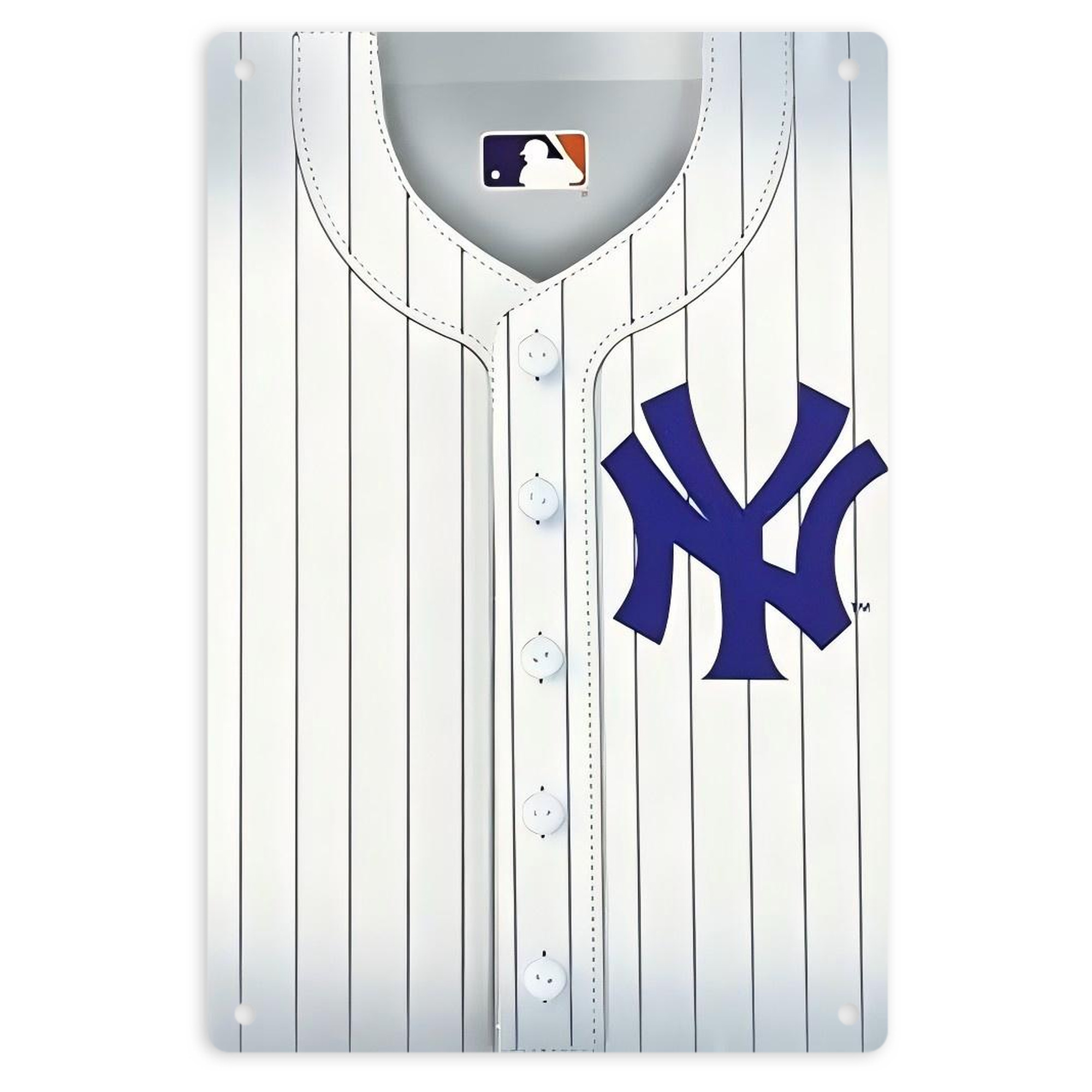 New York Yankees 213 8x12inch Vertical Aluminum Sign - Durable Fade-Resistant Indoor/Outdoor Safety & Information Plaque For Office, Hotel, Restaurant, Bar, Public Spaces