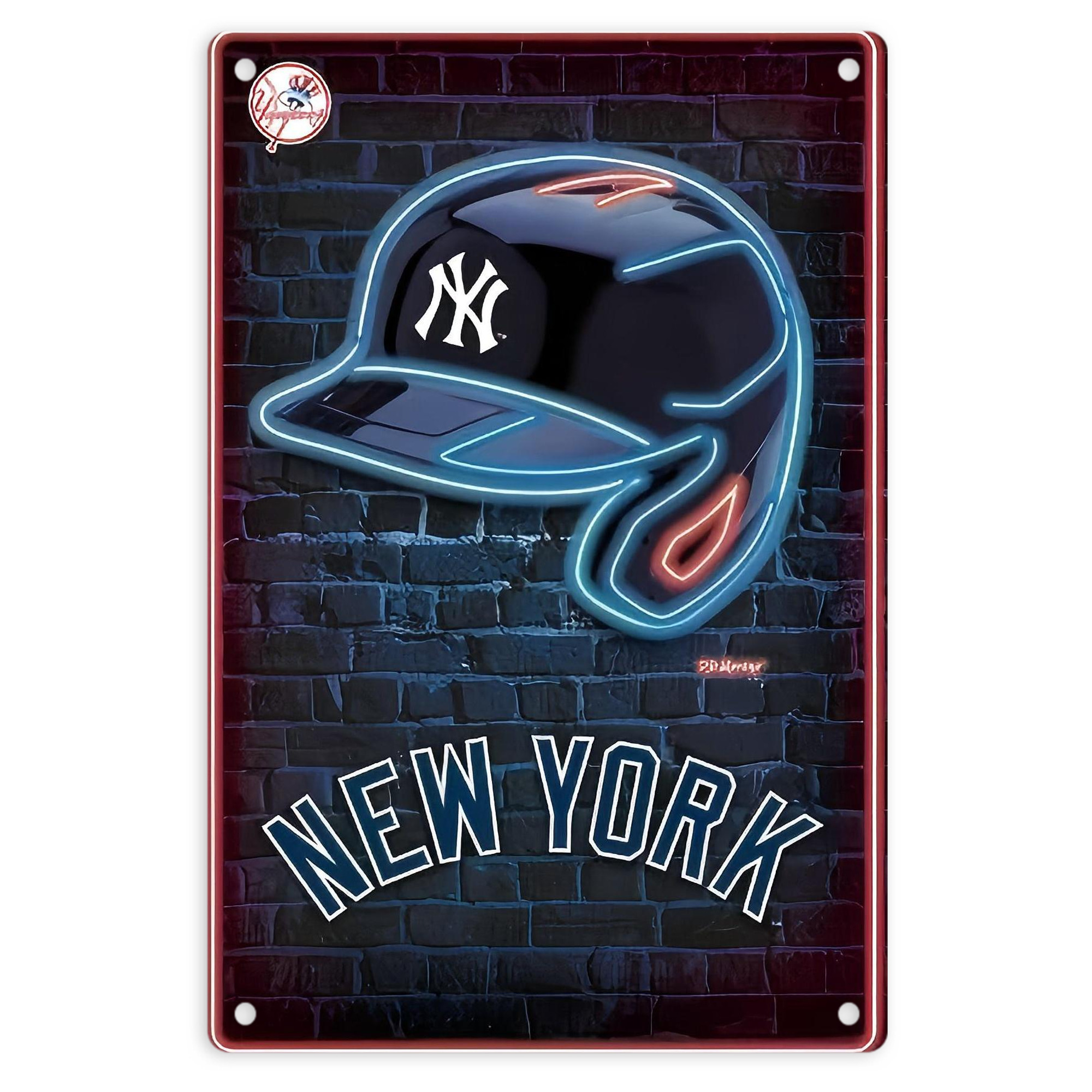 New York Yankees 230 8x12inch Vertical Aluminum Sign - Durable Fade-Resistant Indoor/Outdoor Safety & Information Plaque For Office, Hotel, Restaurant, Bar, Public Spaces