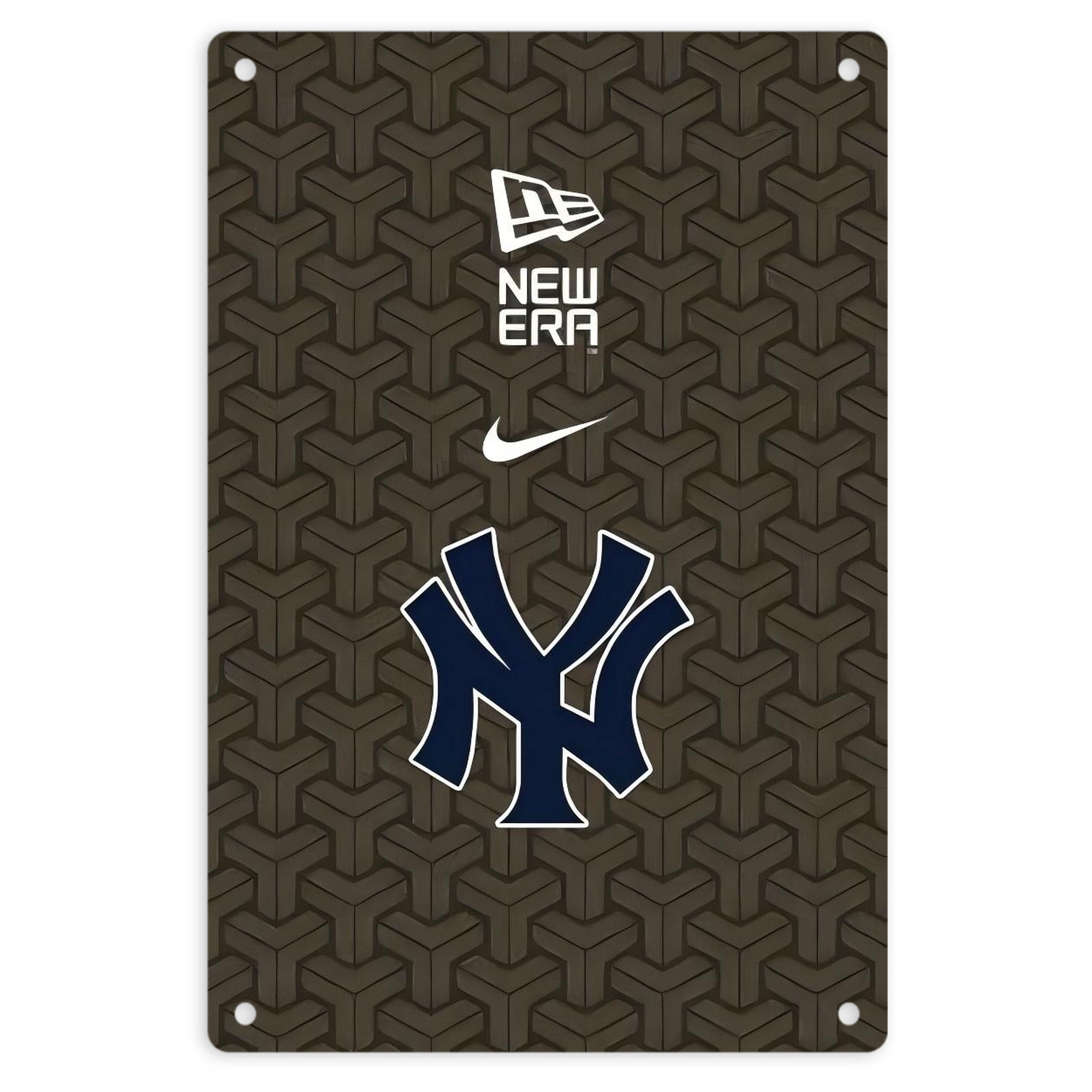 New York Yankees 318 8x12inch Vertical Aluminum Sign - Durable Fade-Resistant Indoor/Outdoor Safety & Information Plaque For Office, Hotel, Restaurant, Bar, Public Spaces