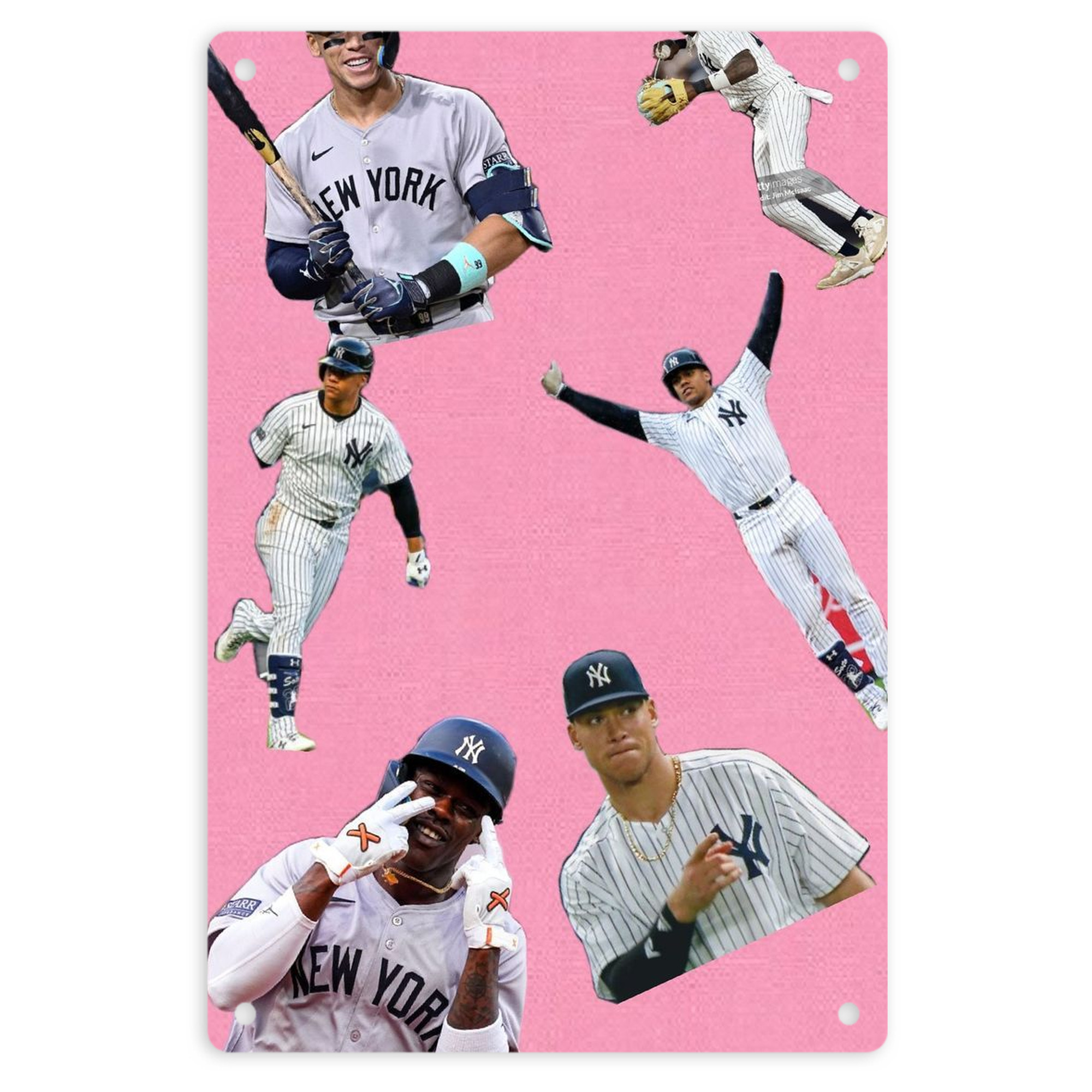 New York Yankees 323 8x12inch Vertical Aluminum Sign - Durable Fade-Resistant Indoor/Outdoor Safety & Information Plaque For Office, Hotel, Restaurant, Bar, Public Spaces