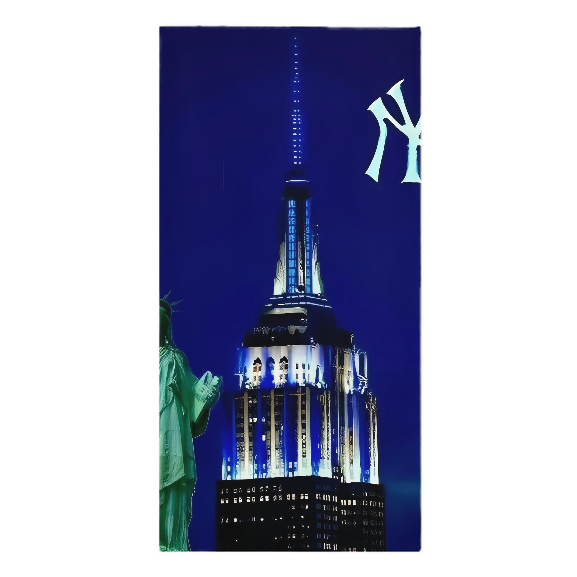 New York Yankees 175 Premium Microfiber Beach Towel – Soft, Large Size, Multi-Purpose For Beach, Picnic & Kids, Lightweight & Portable With Carry Bag, Easy Care