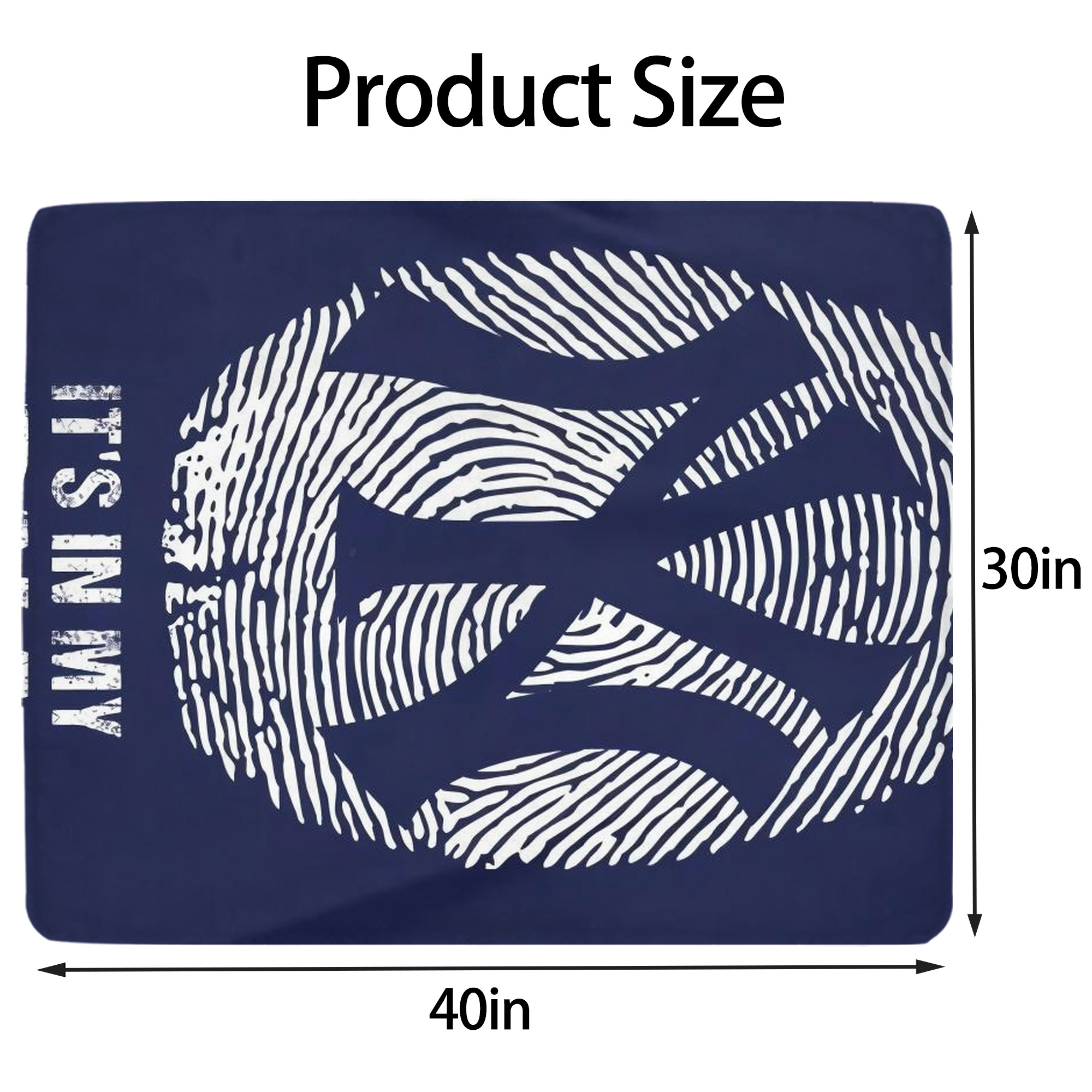 New York Yankees 145 Soft Plush Fleece Blanket 30x40 Inch - 300GSM Flannel, Ultra Soft & Warm, Lightweight & Durable, Perfect For Kids, Adults, Couch, Bed, Camping, Travel, Gift For Family & Friends