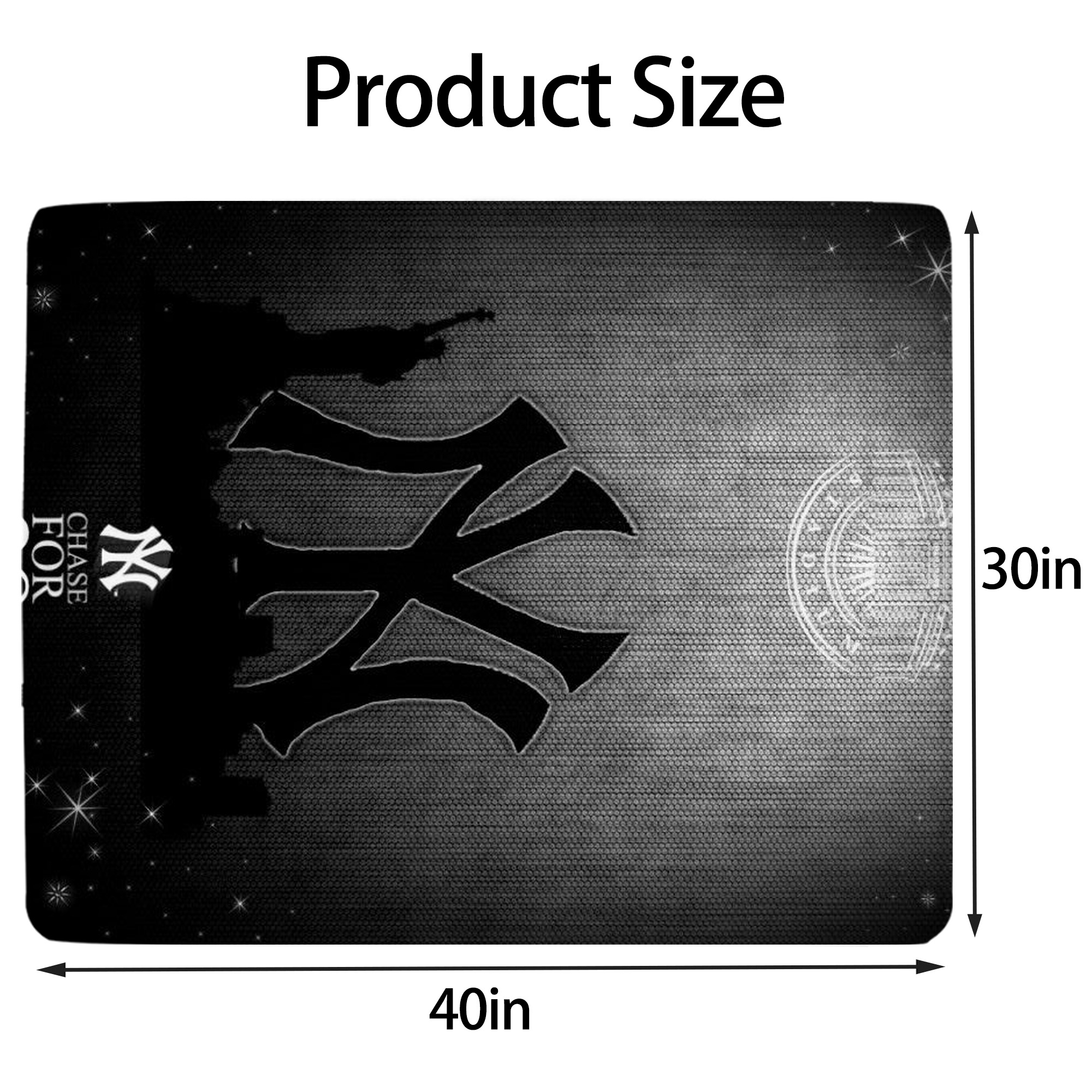 New York Yankees 313 Soft Plush Fleece Blanket 30x40 Inch - 300GSM Flannel, Ultra Soft & Warm, Lightweight & Durable, Perfect For Kids, Adults, Couch, Bed, Camping, Travel, Gift For Family & Friends