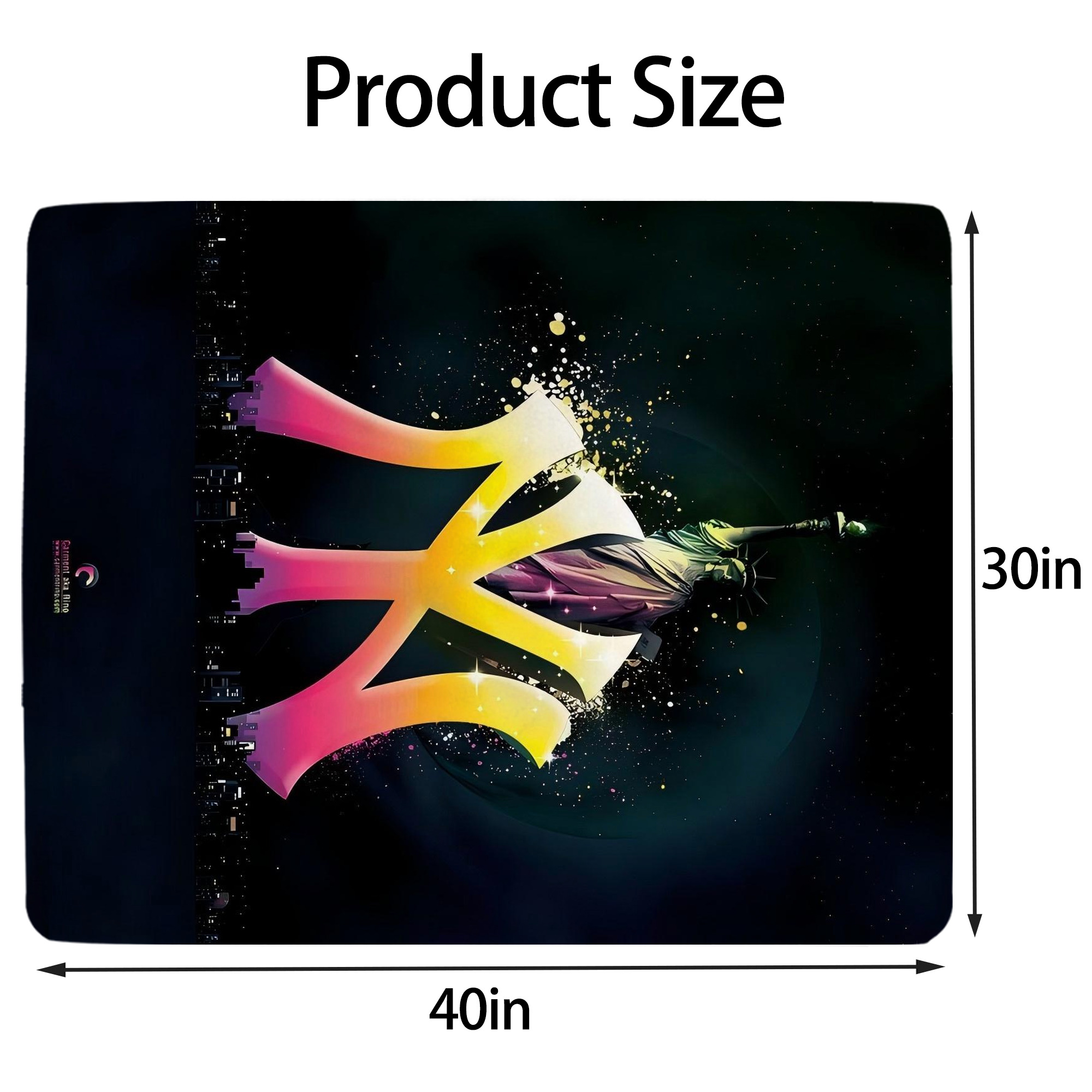 New York Yankees 335 Soft Plush Fleece Blanket 30x40 Inch - 300GSM Flannel, Ultra Soft & Warm, Lightweight & Durable, Perfect For Kids, Adults, Couch, Bed, Camping, Travel, Gift For Family & Friends