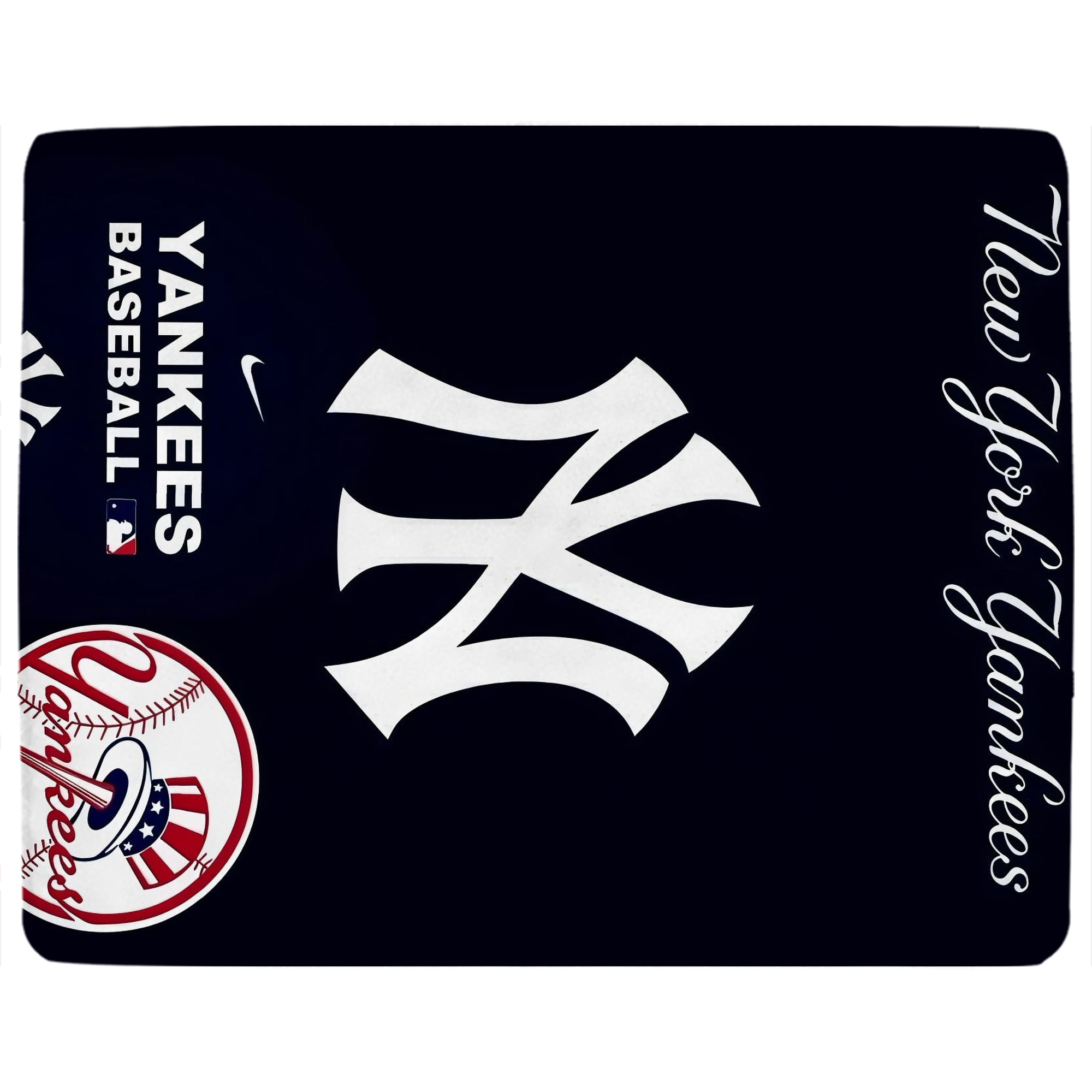 New York Yankees 122 Soft Plush Fleece Blanket 30x40 Inch - 300GSM Flannel, Ultra Soft & Warm, Lightweight & Durable, Perfect For Kids, Adults, Couch, Bed, Camping, Travel, Gift For Family & Friends