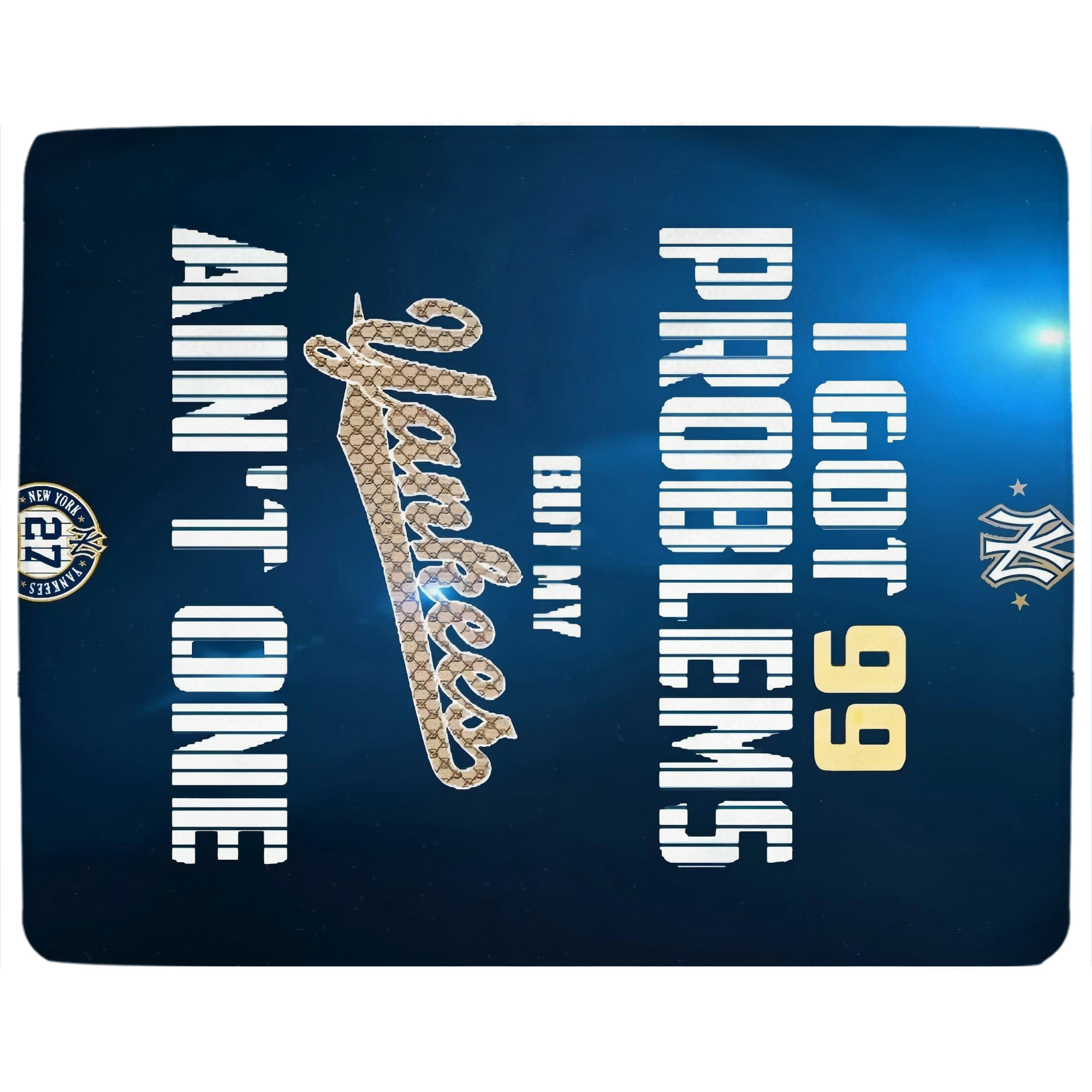 New York Yankees 140 Soft Plush Fleece Blanket 30x40 Inch - 300GSM Flannel, Ultra Soft & Warm, Lightweight & Durable, Perfect For Kids, Adults, Couch, Bed, Camping, Travel, Gift For Family & Friends