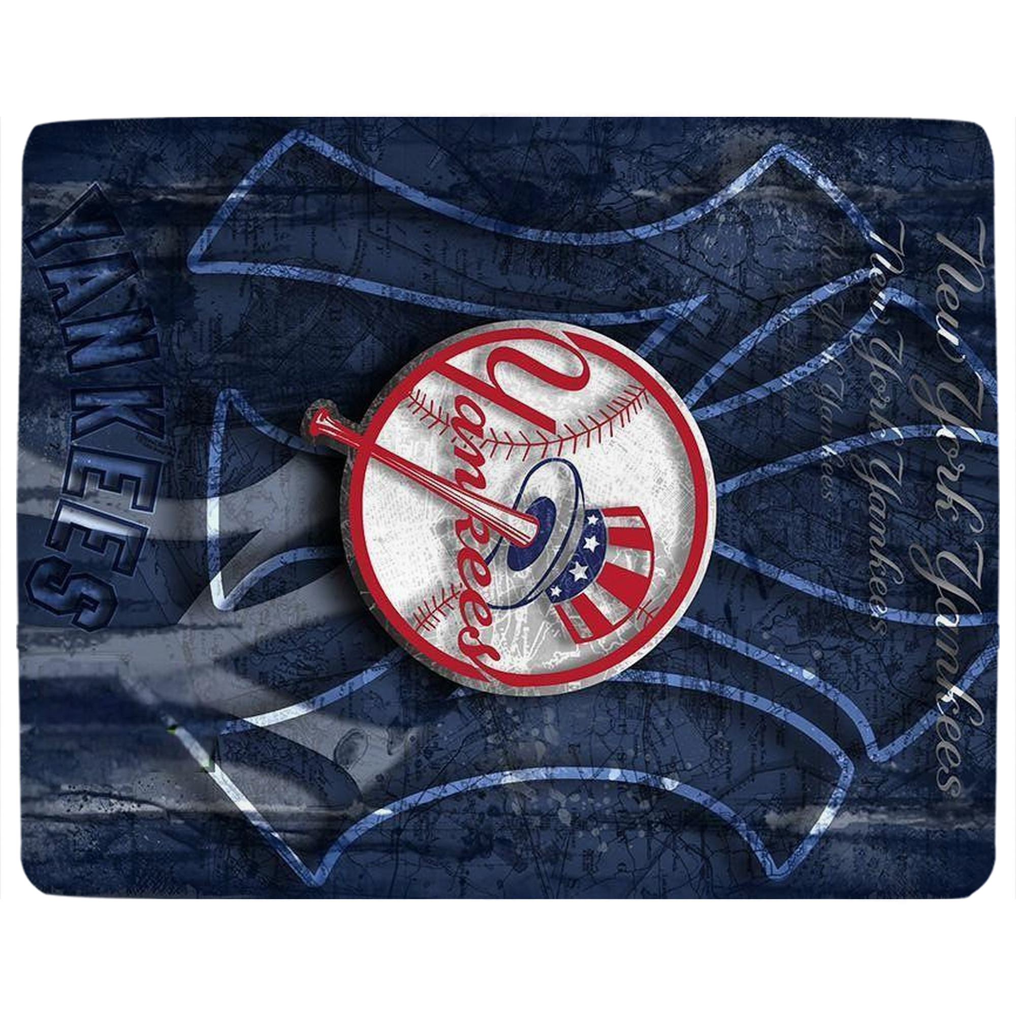 New York Yankees 190 Soft Plush Fleece Blanket 30x40 Inch - 300GSM Flannel, Ultra Soft & Warm, Lightweight & Durable, Perfect For Kids, Adults, Couch, Bed, Camping, Travel, Gift For Family & Friends