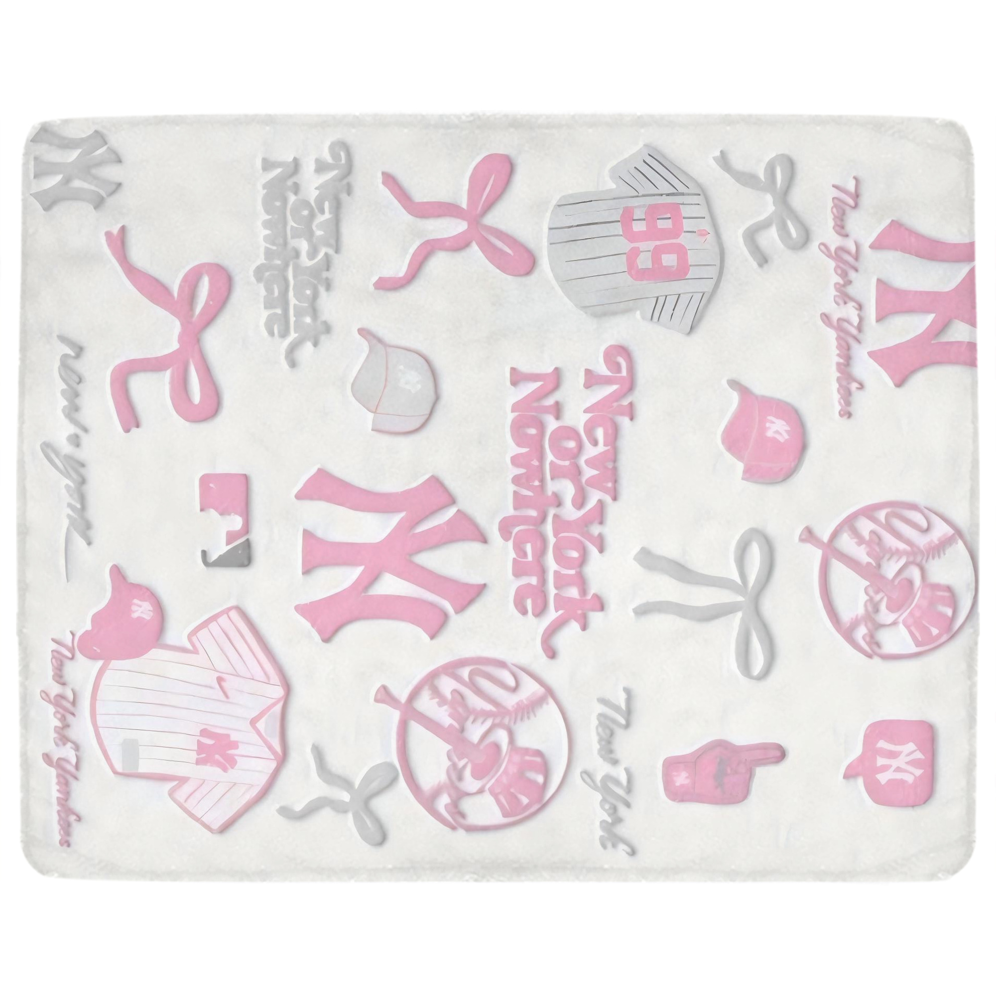 New York Yankees 206 Soft Plush Fleece Blanket 30x40 Inch - 300GSM Flannel, Ultra Soft & Warm, Lightweight & Durable, Perfect For Kids, Adults, Couch, Bed, Camping, Travel, Gift For Family & Friends