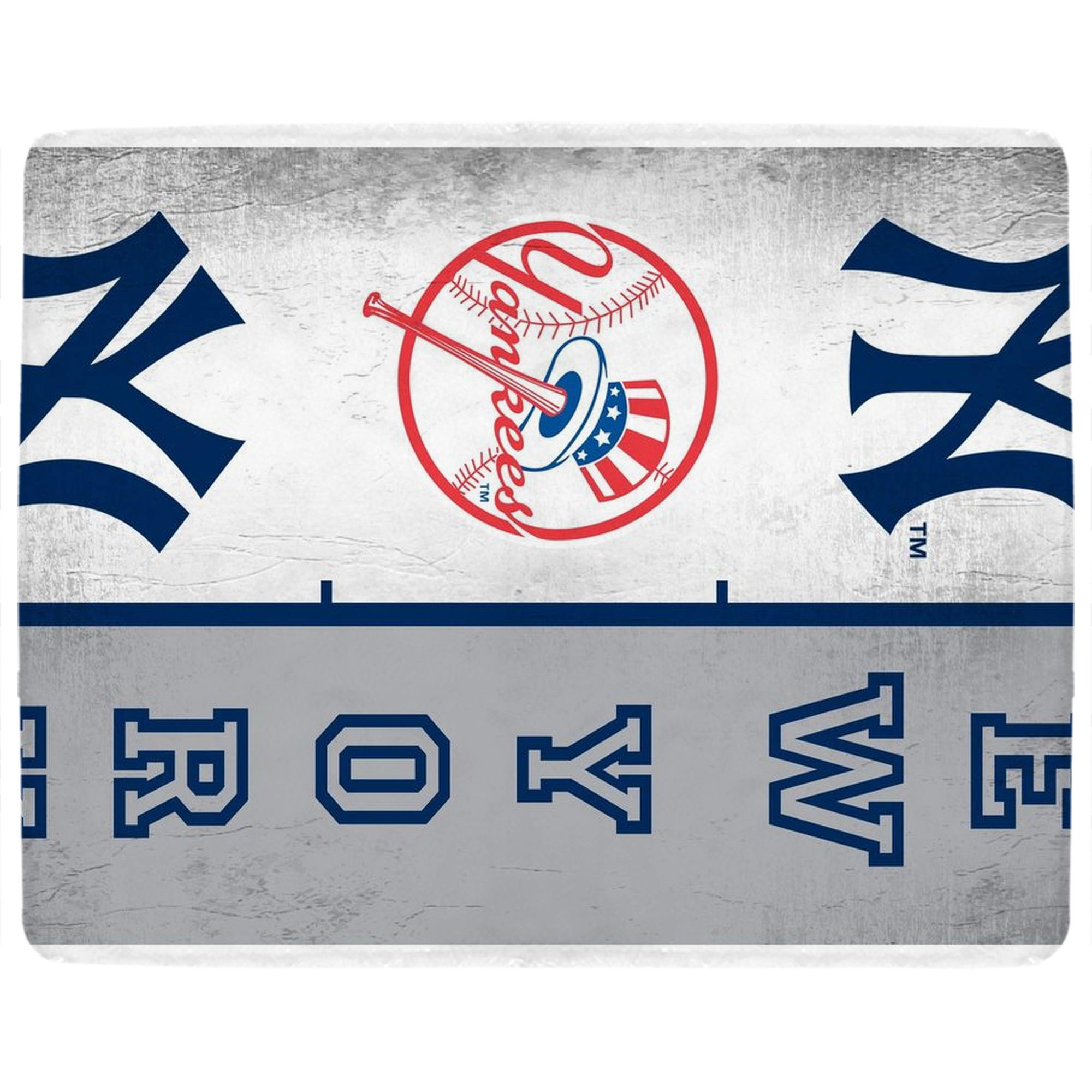 New York Yankees 217 Soft Plush Fleece Blanket 30x40 Inch - 300GSM Flannel, Ultra Soft & Warm, Lightweight & Durable, Perfect For Kids, Adults, Couch, Bed, Camping, Travel, Gift For Family & Friends