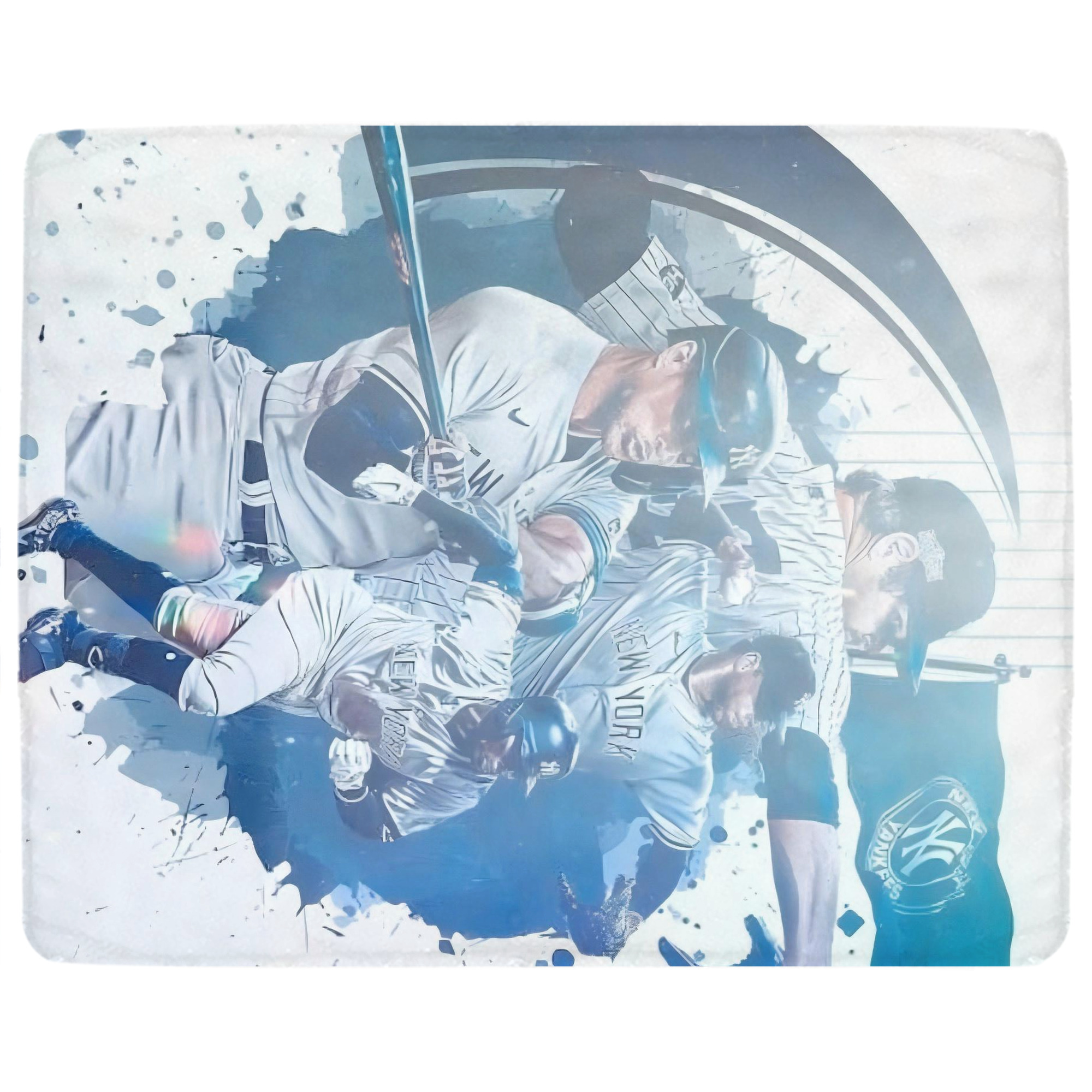 New York Yankees 329 Soft Plush Fleece Blanket 30x40 Inch - 300GSM Flannel, Ultra Soft & Warm, Lightweight & Durable, Perfect For Kids, Adults, Couch, Bed, Camping, Travel, Gift For Family & Friends