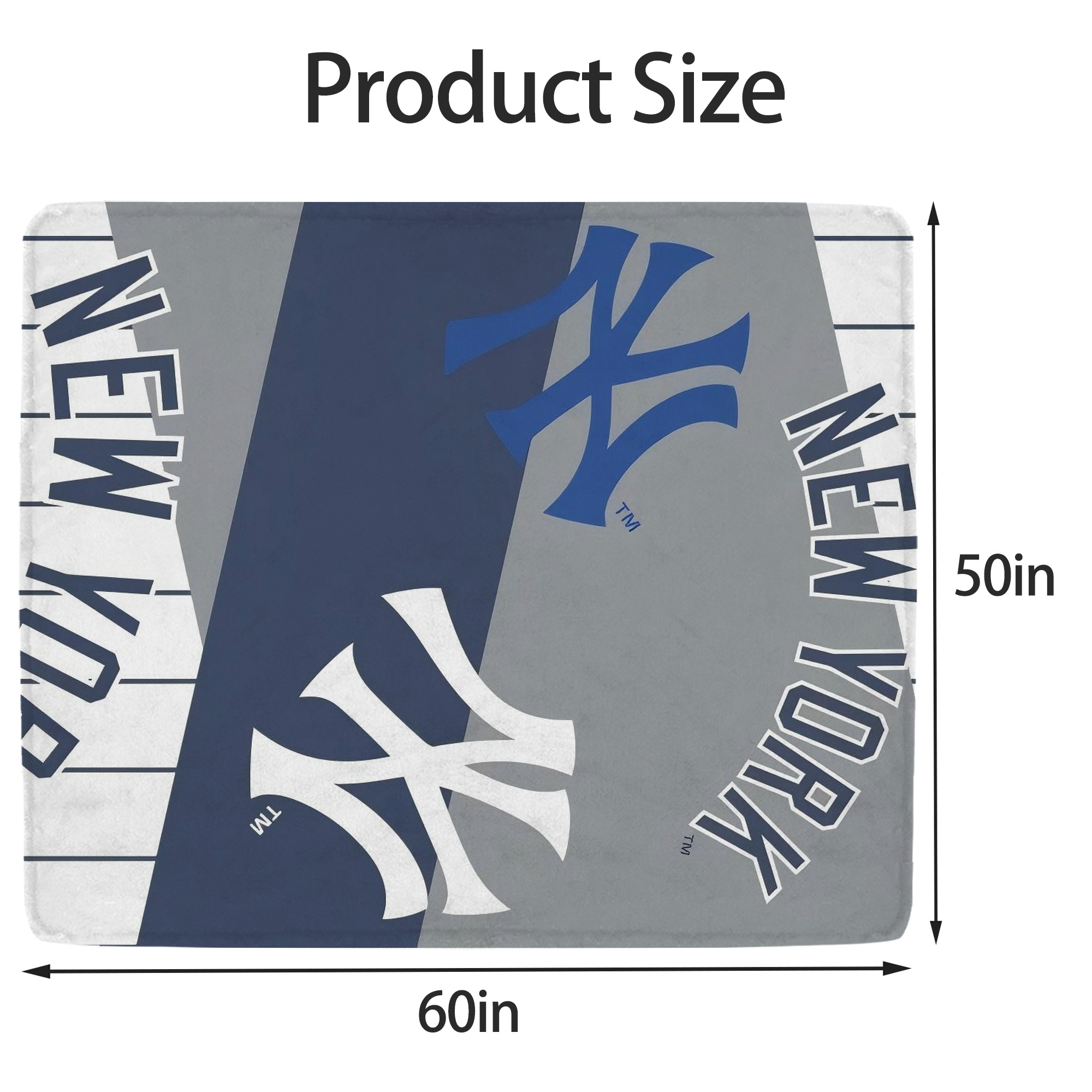 New York Yankees 133 Soft Fleece Throw Blanket 50 X 60 Inch – Super Soft, Lightweight, And Durable – Perfect For Sofa, Bed, Camping, And More – Ideal Gift For Family And Friends