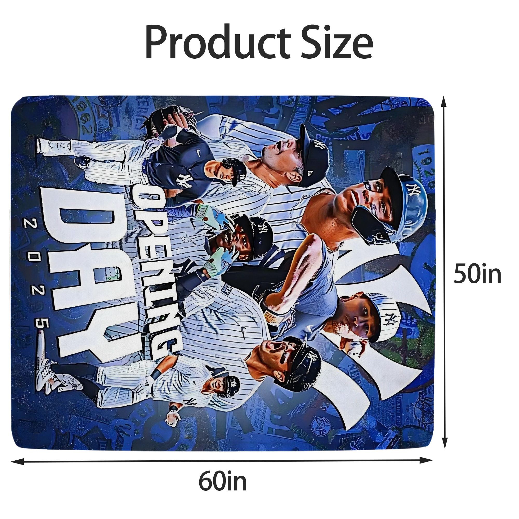 New York Yankees 215 Soft Fleece Throw Blanket 50 X 60 Inch – Super Soft, Lightweight, And Durable – Perfect For Sofa, Bed, Camping, And More – Ideal Gift For Family And Friends