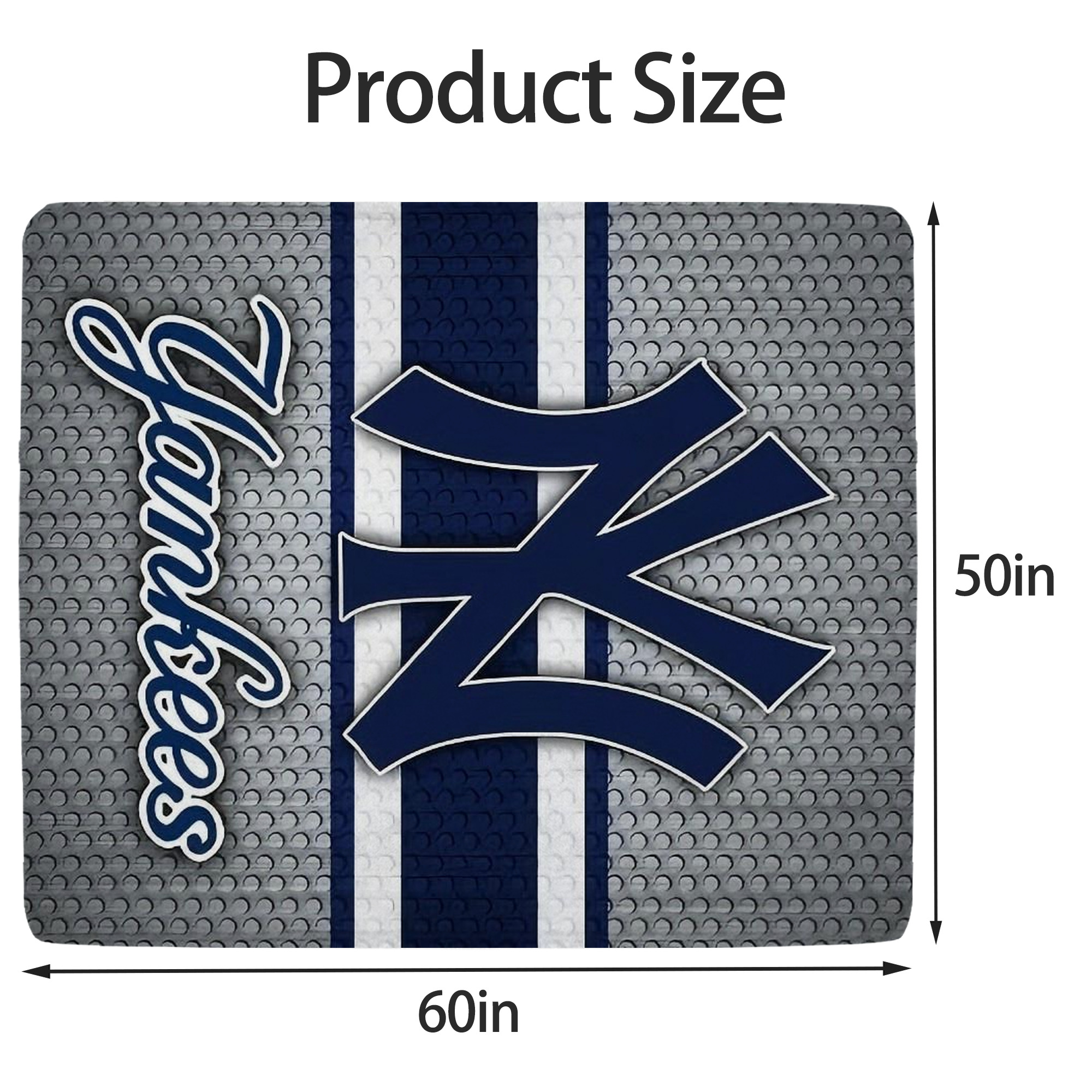 New York Yankees 311 Soft Fleece Throw Blanket 50 X 60 Inch – Super Soft, Lightweight, And Durable – Perfect For Sofa, Bed, Camping, And More – Ideal Gift For Family And Friends