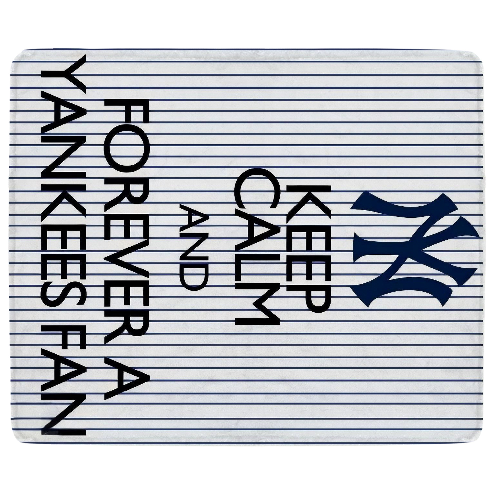 New York Yankees 158 Soft Fleece Throw Blanket 50 X 60 Inch – Super Soft, Lightweight, And Durable – Perfect For Sofa, Bed, Camping, And More – Ideal Gift For Family And Friends