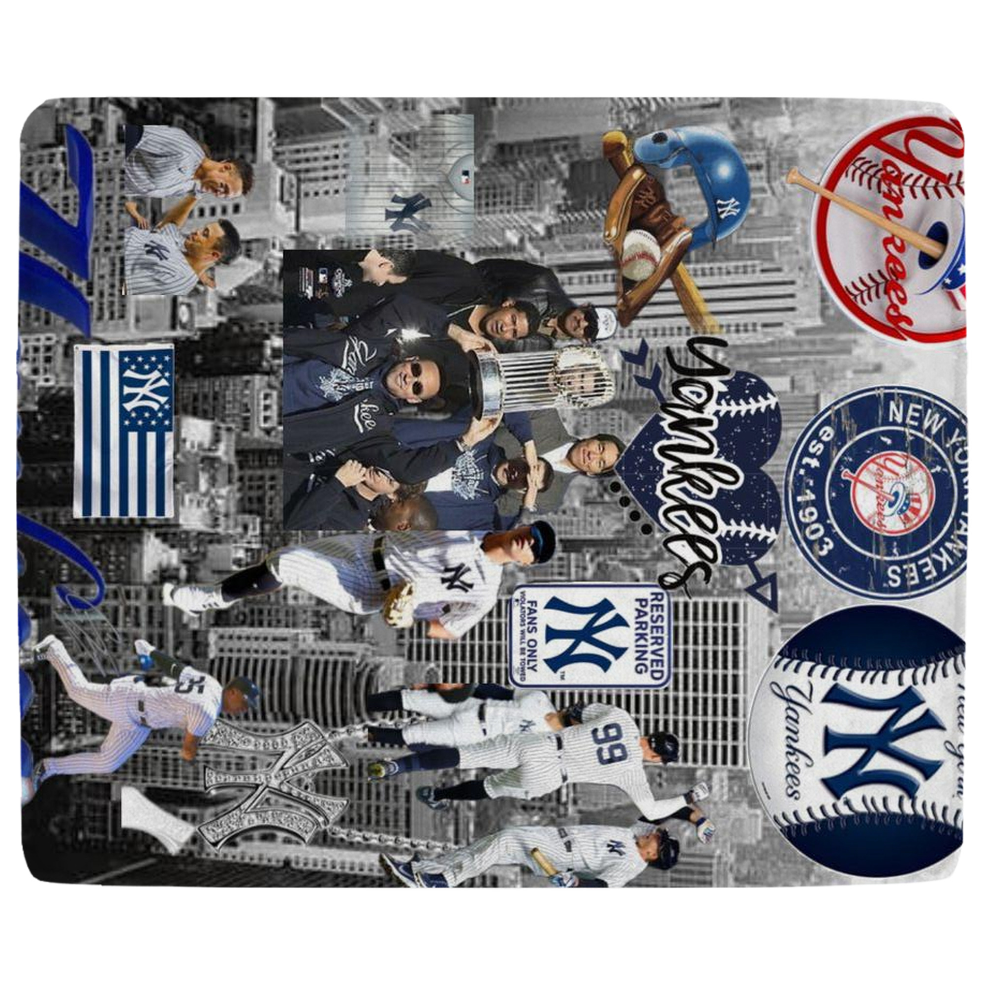 New York Yankees 199 Soft Fleece Throw Blanket 50 X 60 Inch – Super Soft, Lightweight, And Durable – Perfect For Sofa, Bed, Camping, And More – Ideal Gift For Family And Friends
