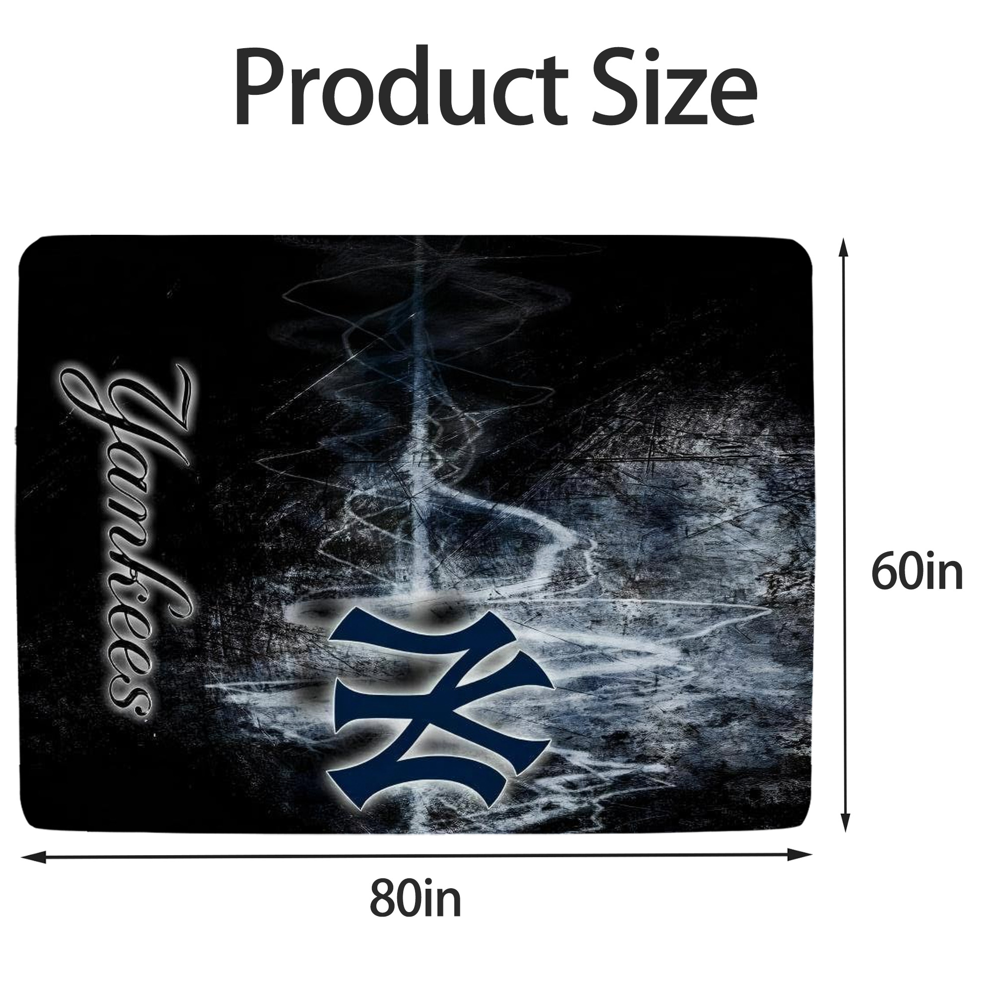 New York Yankees 146 Soft Fleece Throw Blanket 60 X 80 Inch – Super Soft, Lightweight, And Durable – Perfect For Sofa, Bed, Camping, And More – Ideal Gift For Family And Friends