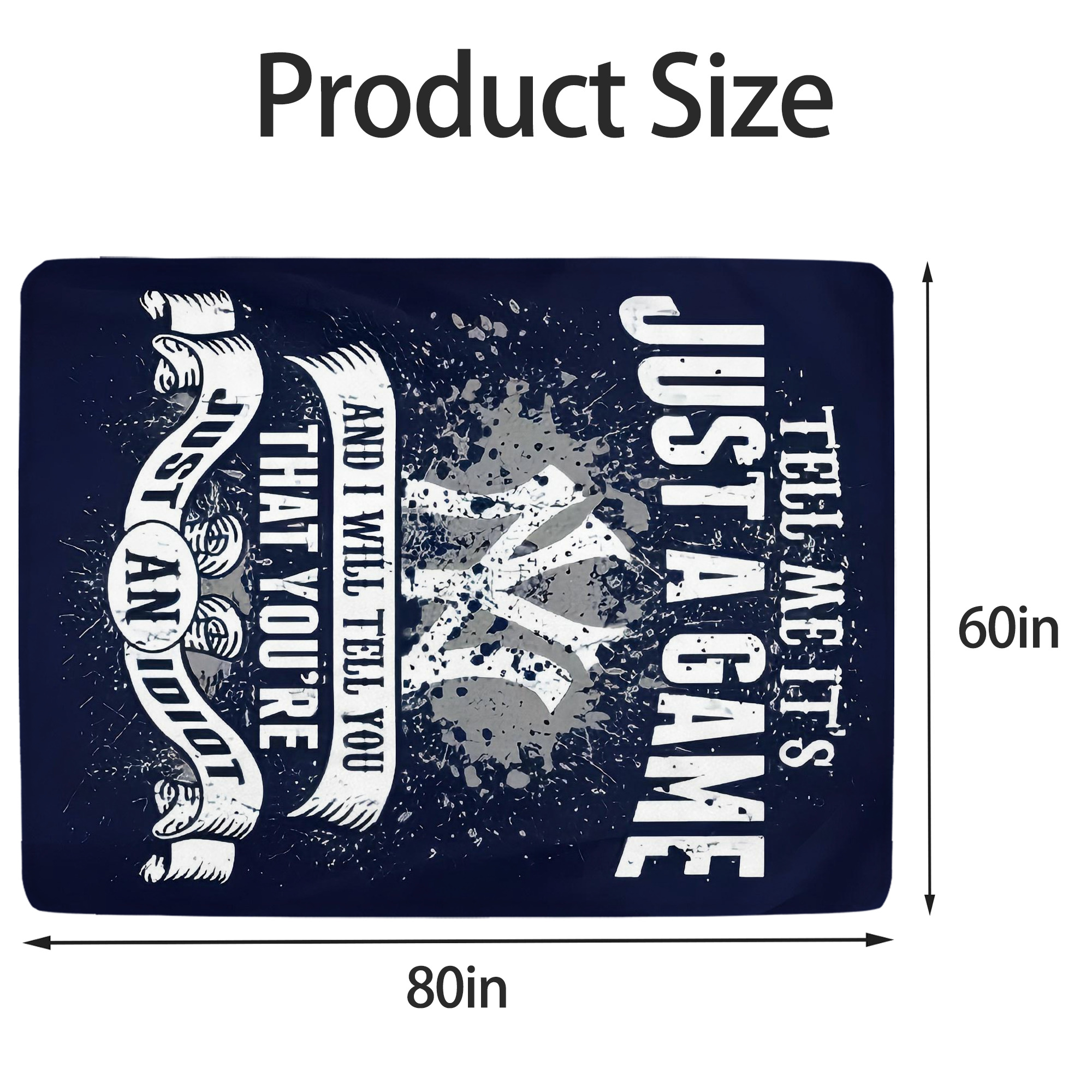 New York Yankees 174 Soft Fleece Throw Blanket 60 X 80 Inch – Super Soft, Lightweight, And Durable – Perfect For Sofa, Bed, Camping, And More – Ideal Gift For Family And Friends