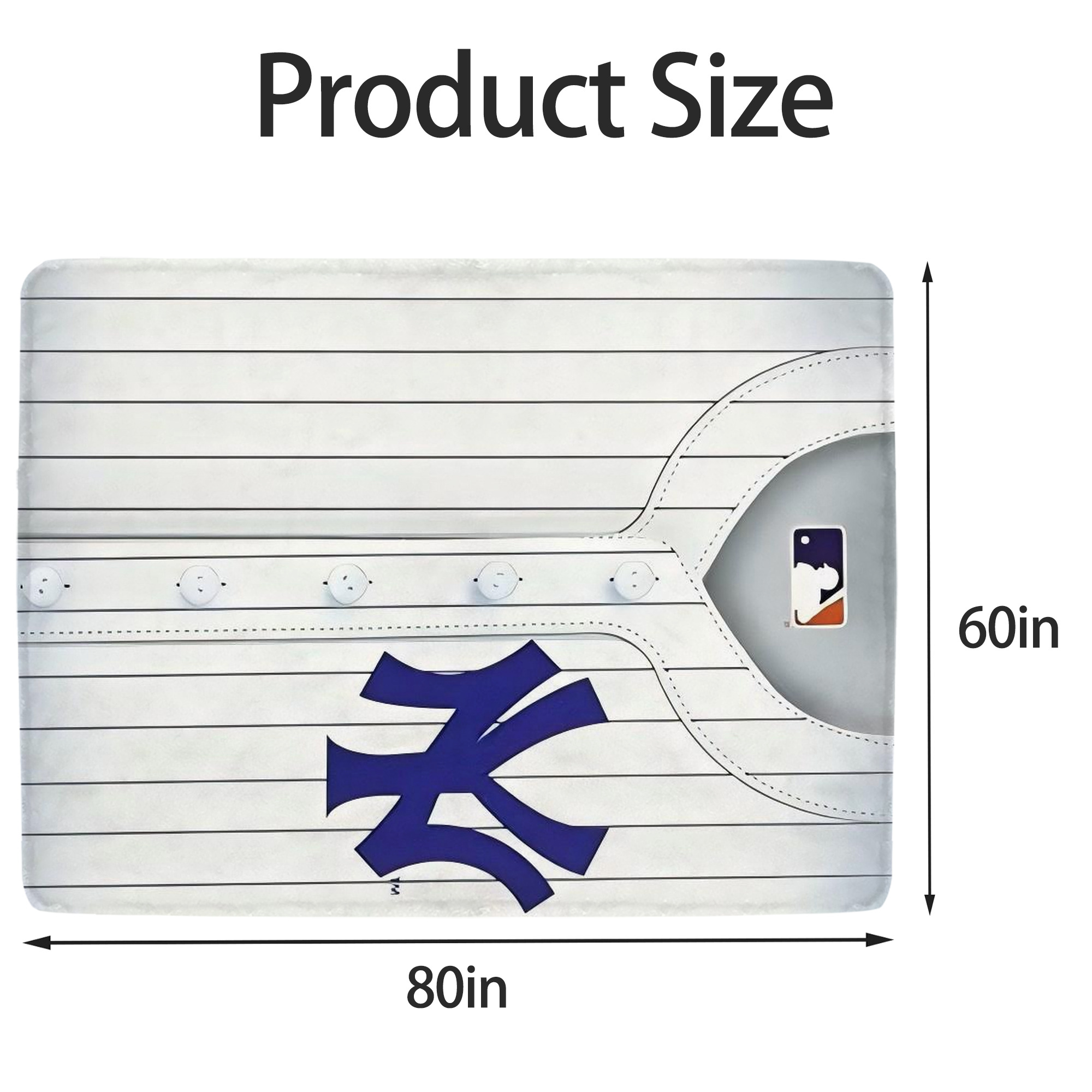 New York Yankees 213 Soft Fleece Throw Blanket 60 X 80 Inch – Super Soft, Lightweight, And Durable – Perfect For Sofa, Bed, Camping, And More – Ideal Gift For Family And Friends