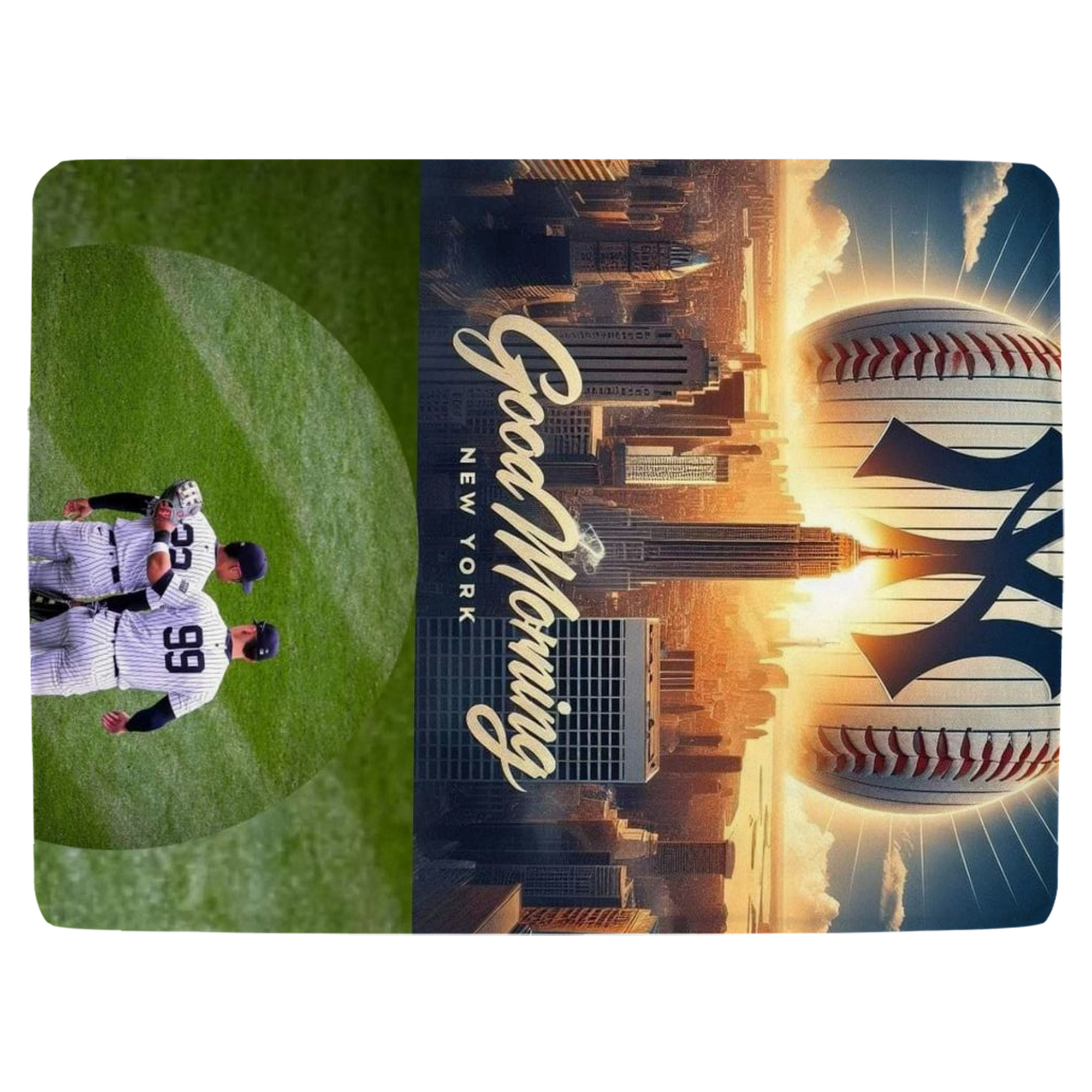 New York Yankees 218 Soft Fleece Throw Blanket 60 X 80 Inch – Super Soft, Lightweight, And Durable – Perfect For Sofa, Bed, Camping, And More – Ideal Gift For Family And Friends