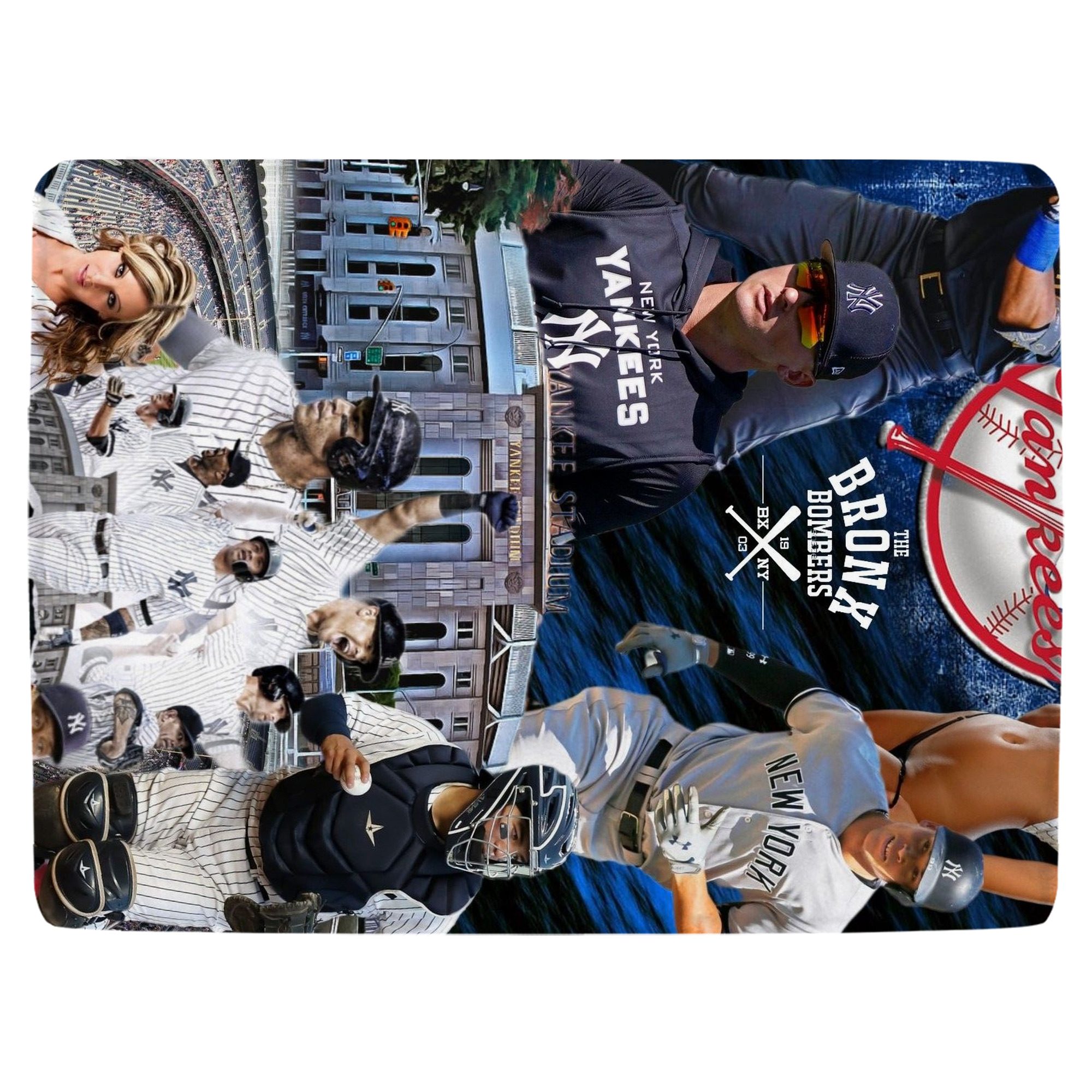New York Yankees 336 Soft Fleece Throw Blanket 60 X 80 Inch – Super Soft, Lightweight, And Durable – Perfect For Sofa, Bed, Camping, And More – Ideal Gift For Family And Friends