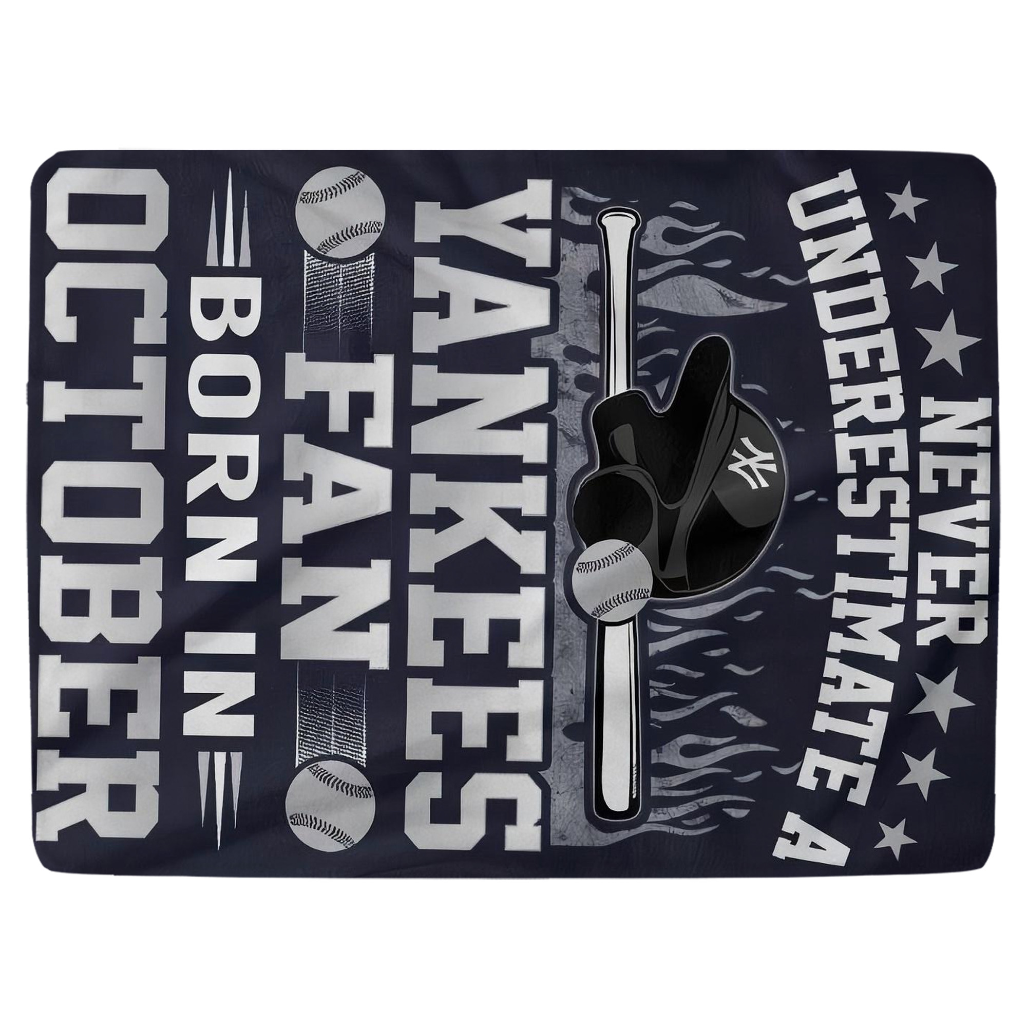 New York Yankees 349 Soft Fleece Throw Blanket 60 X 80 Inch – Super Soft, Lightweight, And Durable – Perfect For Sofa, Bed, Camping, And More – Ideal Gift For Family And Friends