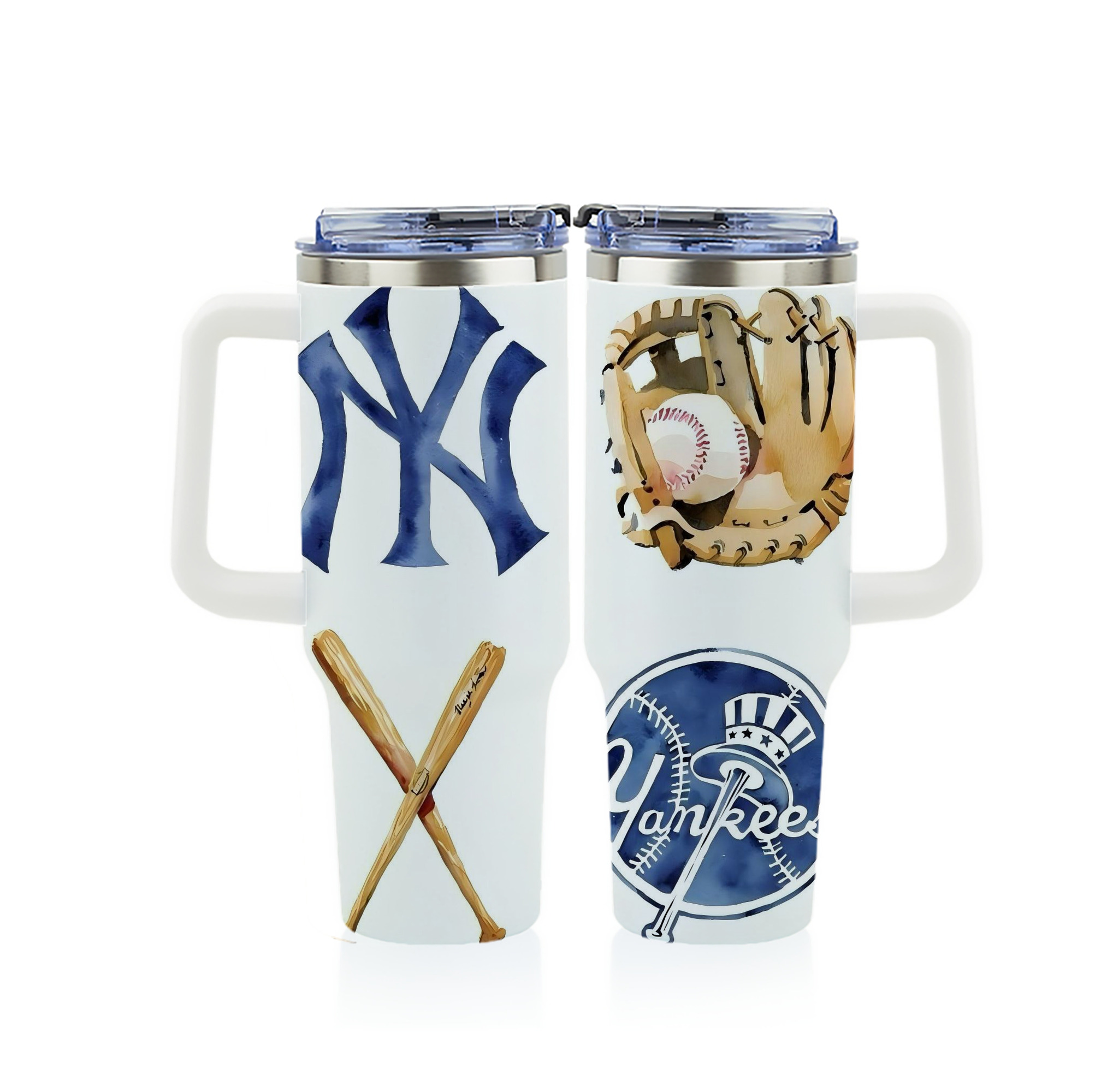 New York Yankees 119 40oz Full Wrap Car Tumbler – Durable Stainless Steel Travel Mug With Vibrant UV Print – Double Wall Insulated, Fits Most Car Cup Holders