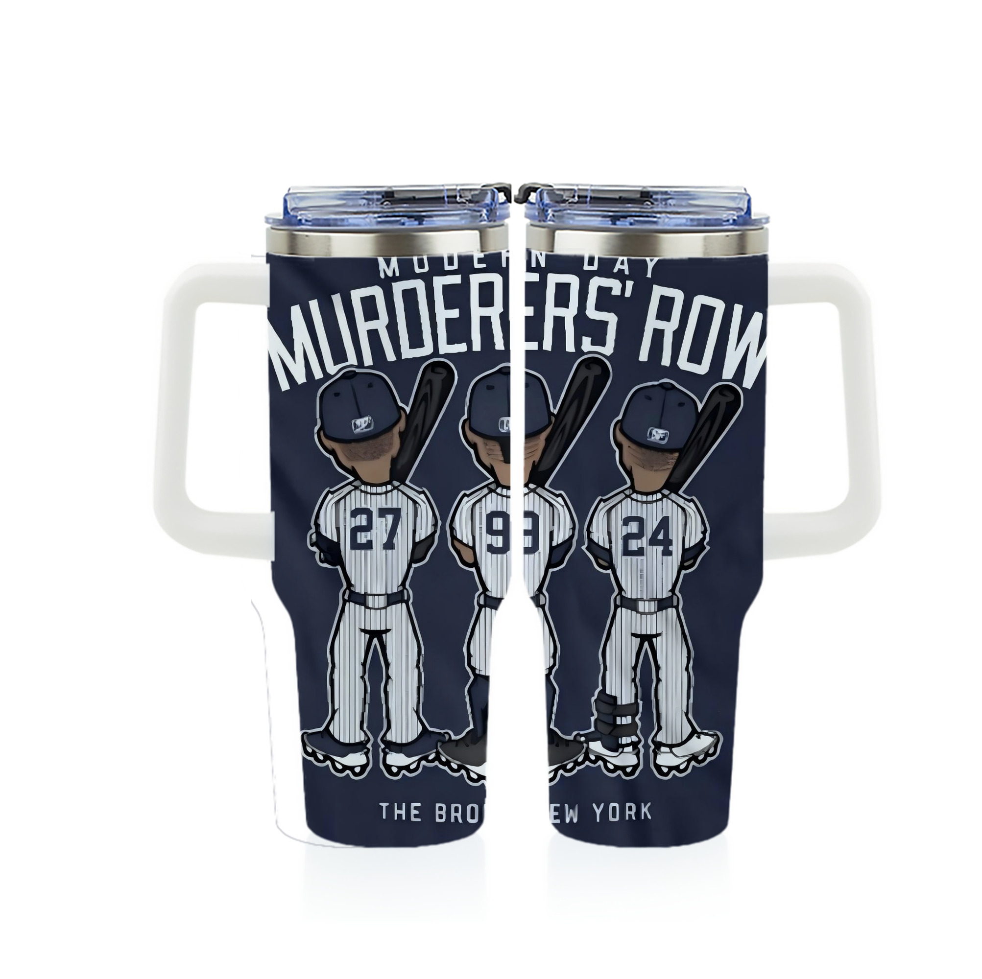 New York Yankees 173 40oz Full Wrap Car Tumbler – Durable Stainless Steel Travel Mug With Vibrant UV Print – Double Wall Insulated, Fits Most Car Cup Holders