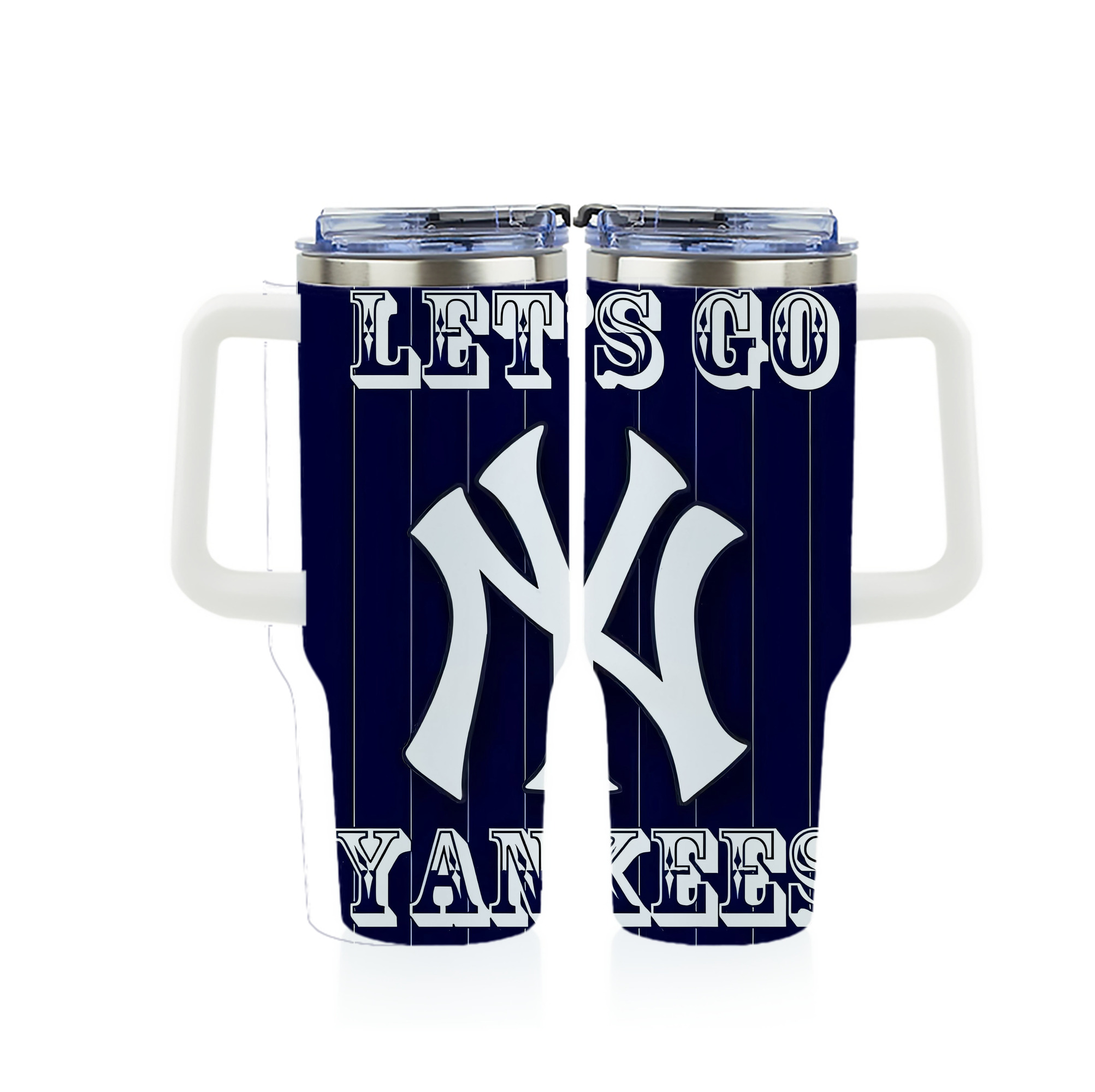 New York Yankees 237 40oz Full Wrap Car Tumbler – Durable Stainless Steel Travel Mug With Vibrant UV Print – Double Wall Insulated, Fits Most Car Cup Holders