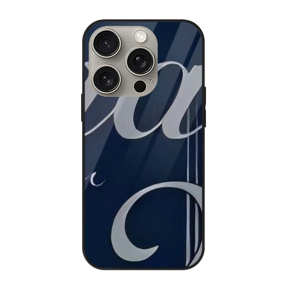 New York Yankees 300 IPhone 15 Pro Mirror Phone Case – UV Printed Glass + TPU – Scratch-Resistant, Wireless Charging Compatible, Precise Fit & Stylish Design