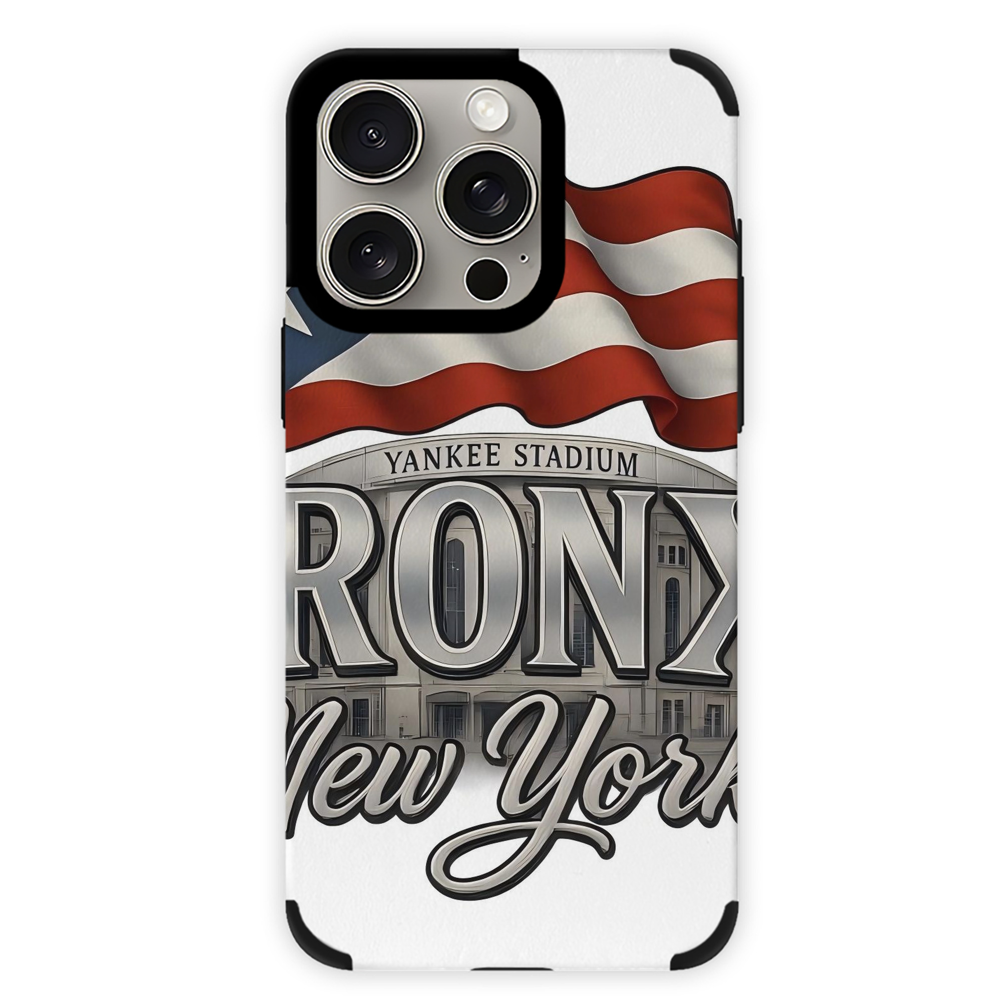 New York Yankees 245 IPhone 15 Pro Max PU Leather Case – Soft Lining, 360° Protection – Precise Fit, 3D Buttons, Easy Charging – Anti-Yellowing, Easy To Clean