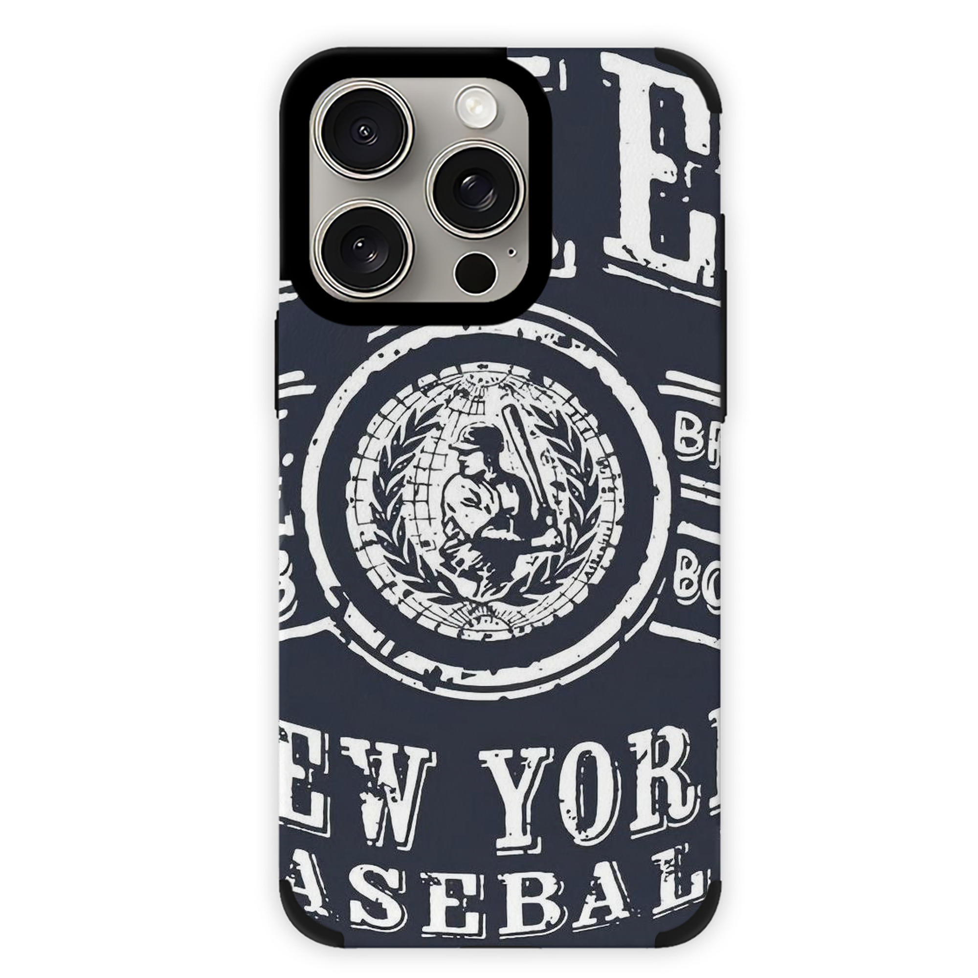 New York Yankees 252 IPhone 15 Pro Max PU Leather Case – Soft Lining, 360° Protection – Precise Fit, 3D Buttons, Easy Charging – Anti-Yellowing, Easy To Clean