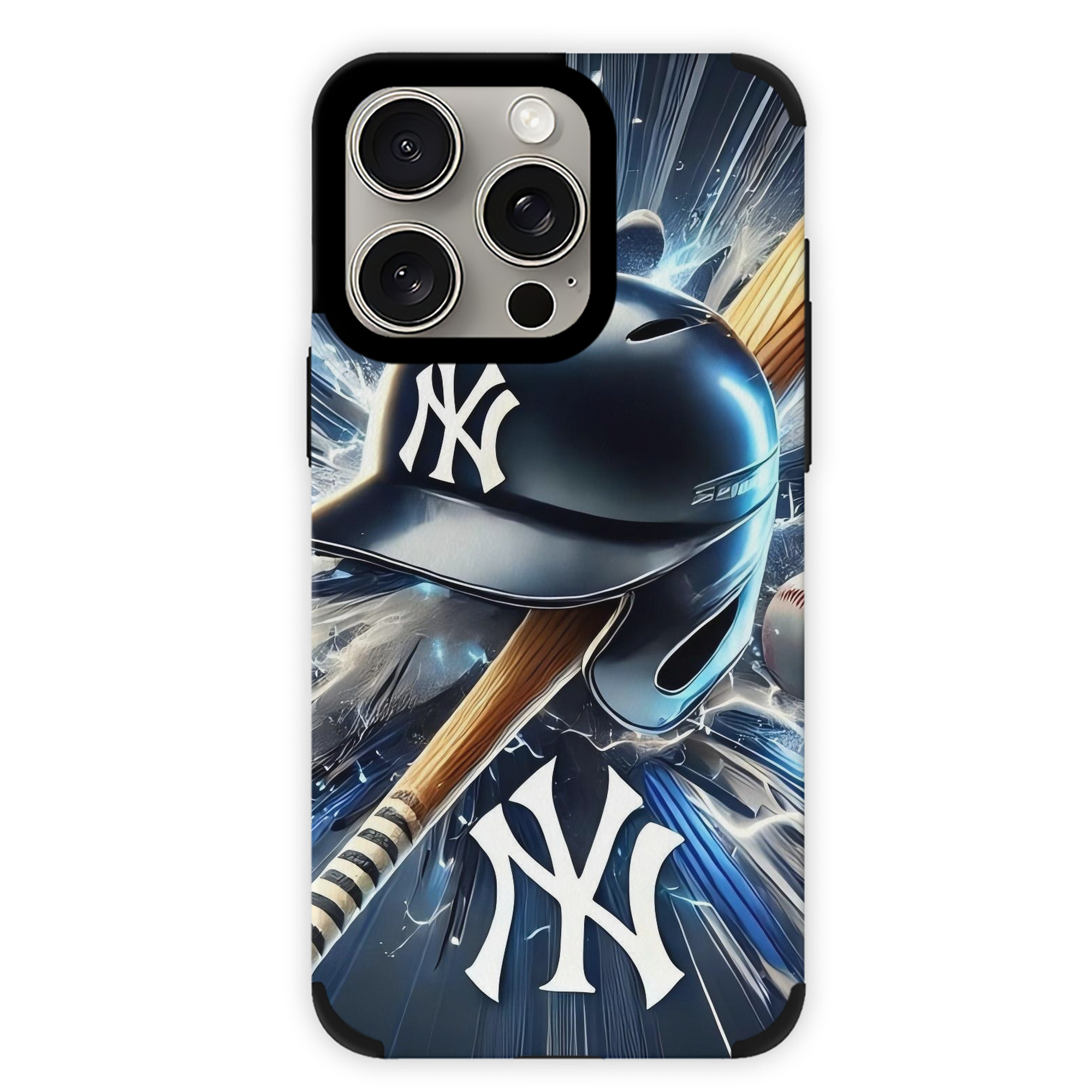New York Yankees 264 IPhone 15 Pro Max PU Leather Case – Soft Lining, 360° Protection – Precise Fit, 3D Buttons, Easy Charging – Anti-Yellowing, Easy To Clean