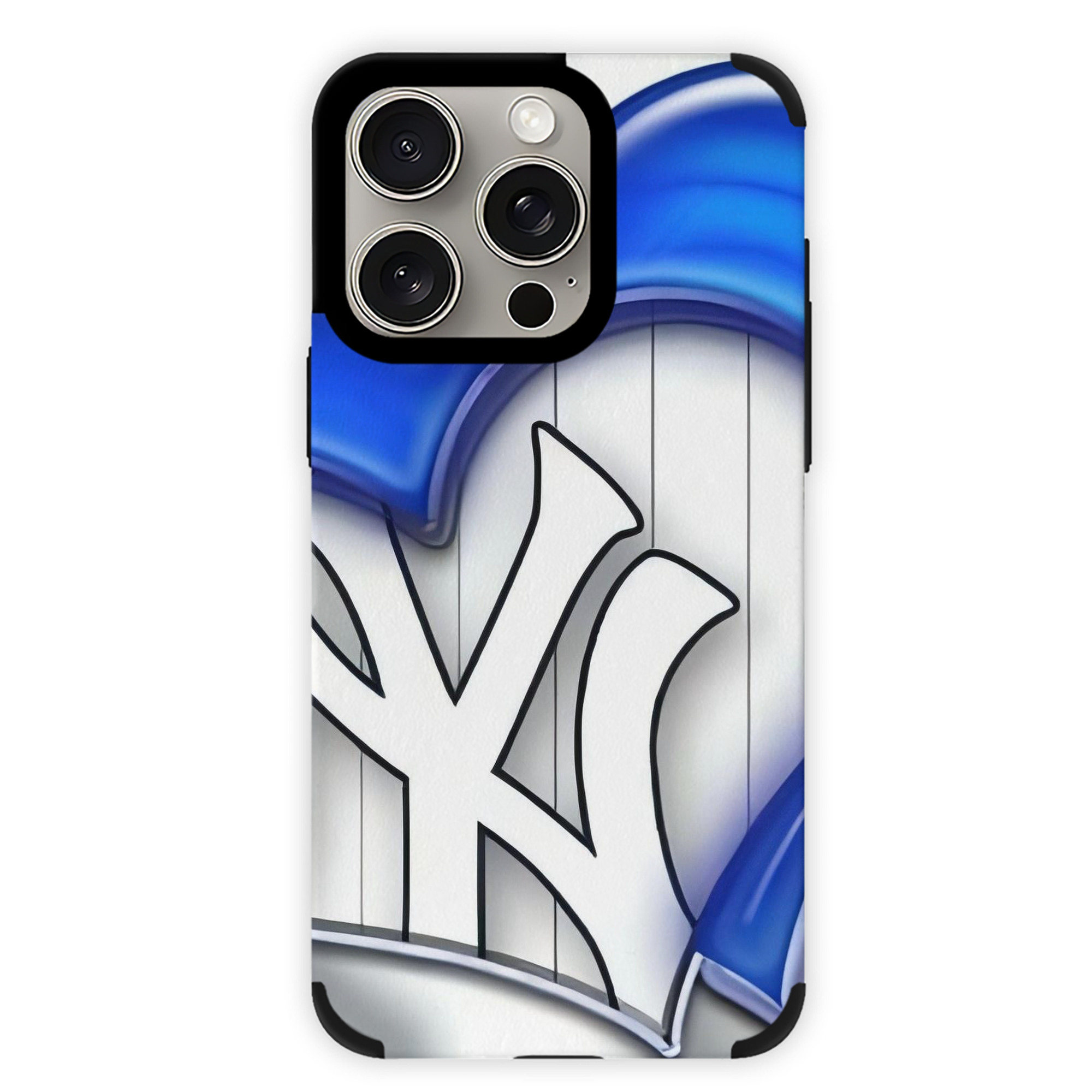 New York Yankees 310 IPhone 15 Pro Max PU Leather Case – Soft Lining, 360° Protection – Precise Fit, 3D Buttons, Easy Charging – Anti-Yellowing, Easy To Clean