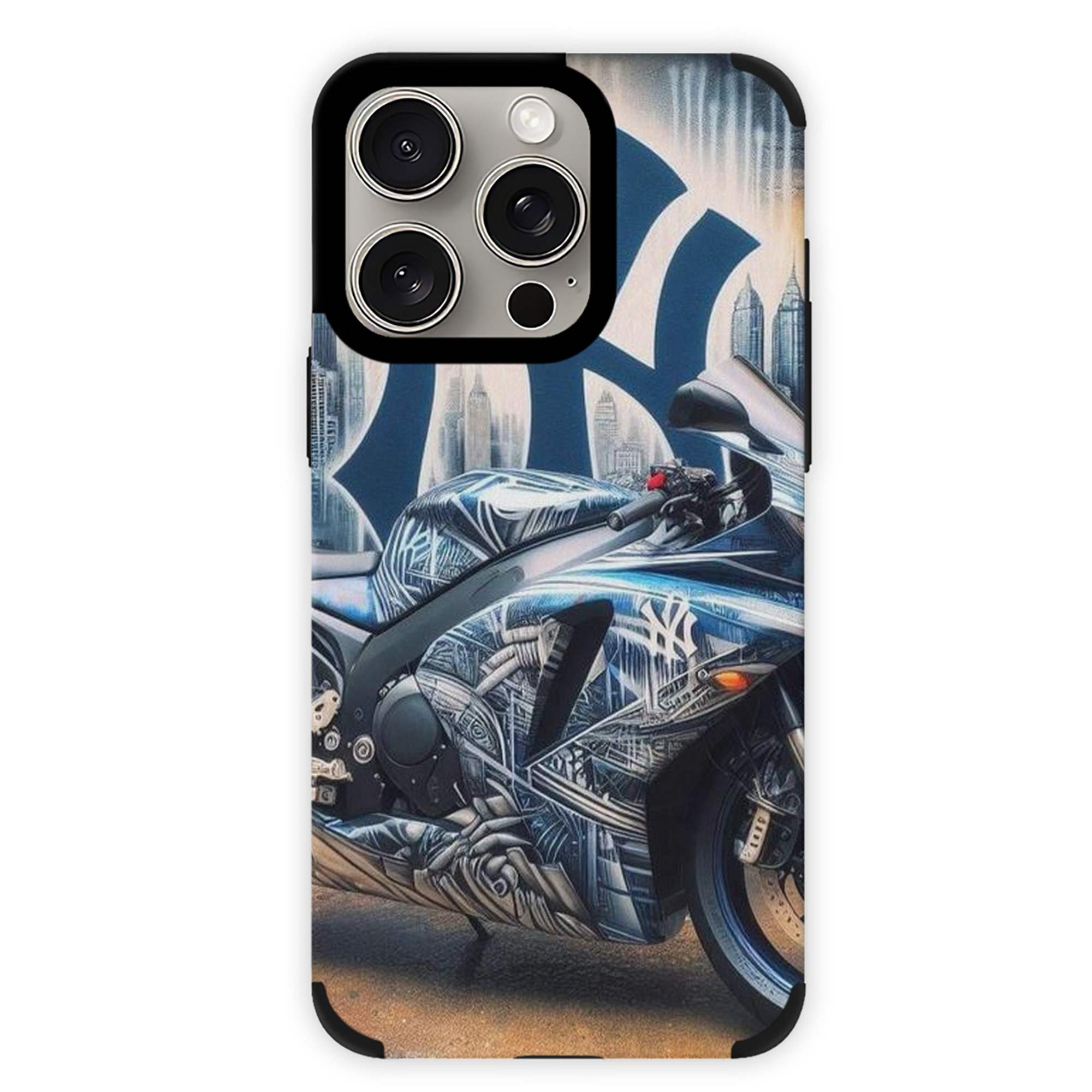 New York Yankees 327 IPhone 15 Pro Max PU Leather Case – Soft Lining, 360° Protection – Precise Fit, 3D Buttons, Easy Charging – Anti-Yellowing, Easy To Clean