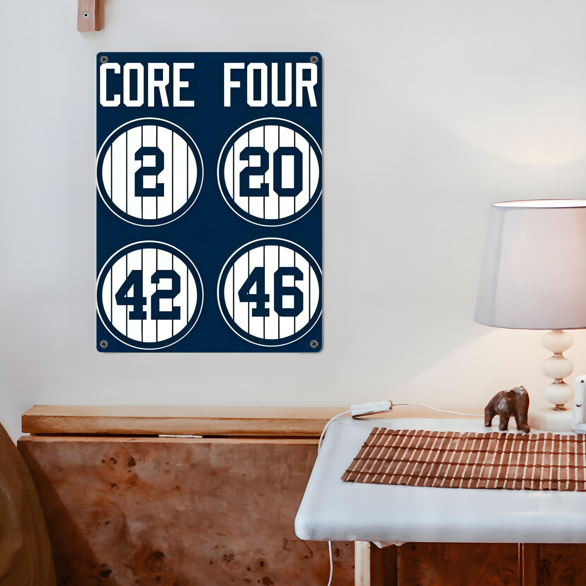 New York Yankees 223 Vintage Metal Tin Sign 12x16inch – Retro Wall Art Decor For Home, Bar, Kitchen, Bedroom, Office – Durable Iron Sheet Poster, Easy To Hang, Full-Color Printing