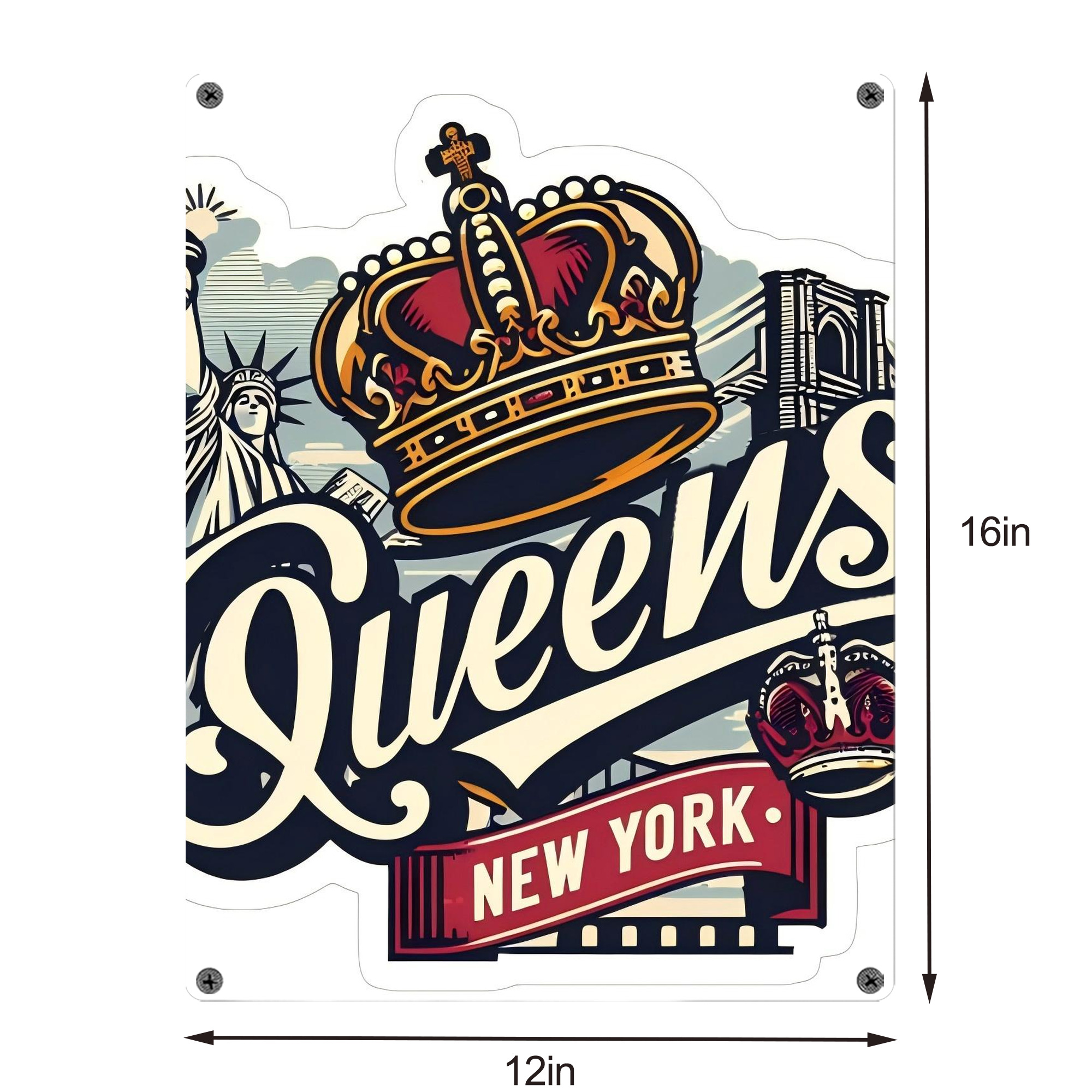 New York Yankees 248 Vintage Metal Tin Sign 12x16inch – Retro Wall Art Decor For Home, Bar, Kitchen, Bedroom, Office – Durable Iron Sheet Poster, Easy To Hang, Full-Color Printing