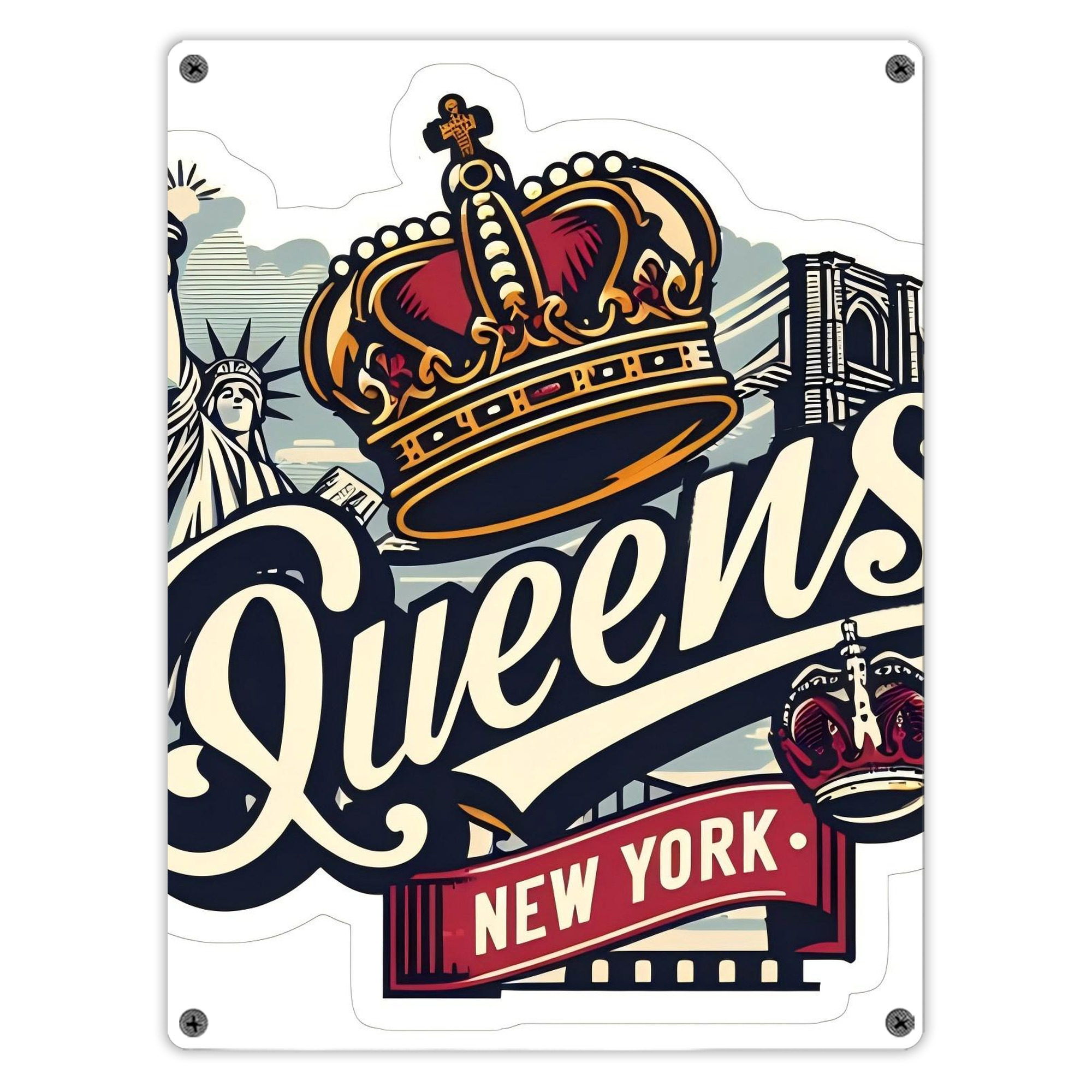 New York Yankees 248 Vintage Metal Tin Sign 12x16inch – Retro Wall Art Decor For Home, Bar, Kitchen, Bedroom, Office – Durable Iron Sheet Poster, Easy To Hang, Full-Color Printing