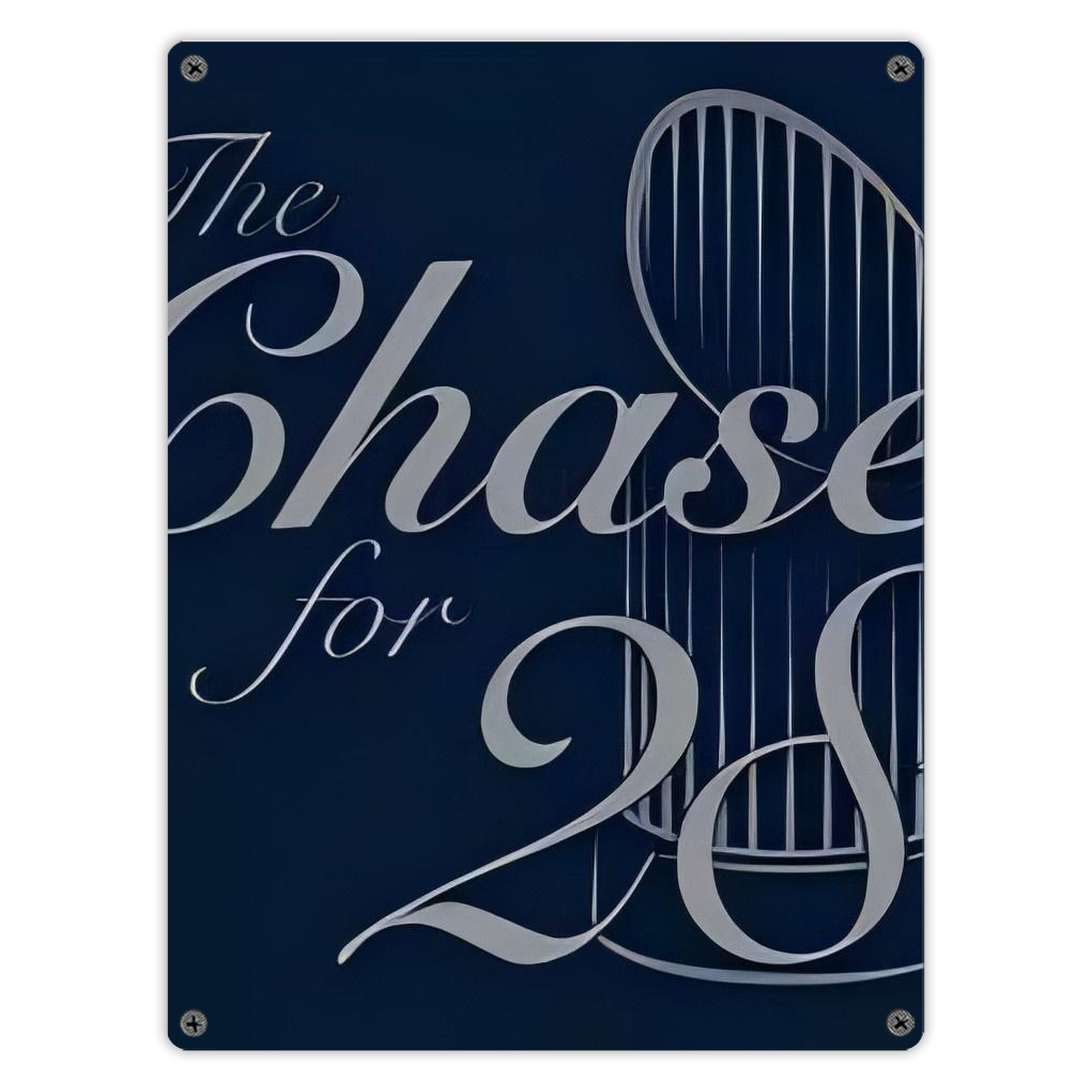 New York Yankees 300 Vintage Metal Tin Sign 12x16inch – Retro Wall Art Decor For Home, Bar, Kitchen, Bedroom, Office – Durable Iron Sheet Poster, Easy To Hang, Full-Color Printing